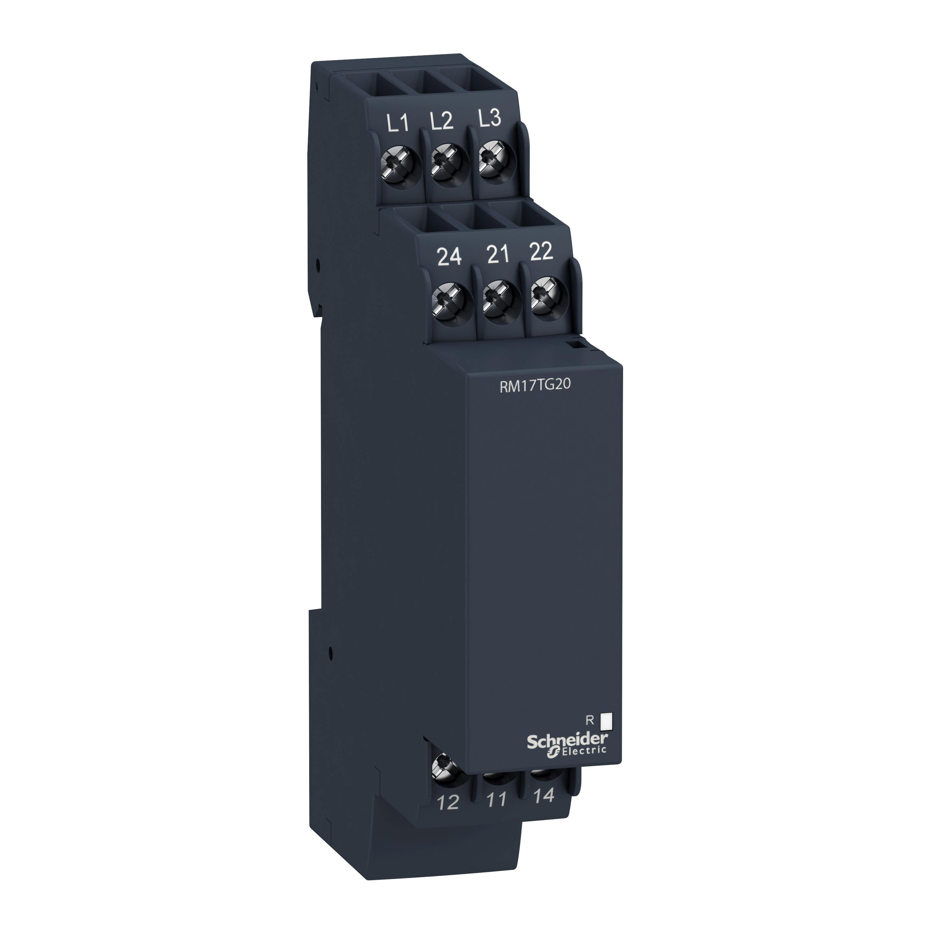 Picture of RM17TG20 - 3-phase control relay, Harmony Control Relays, 5A, 2CO, 208...480V AC