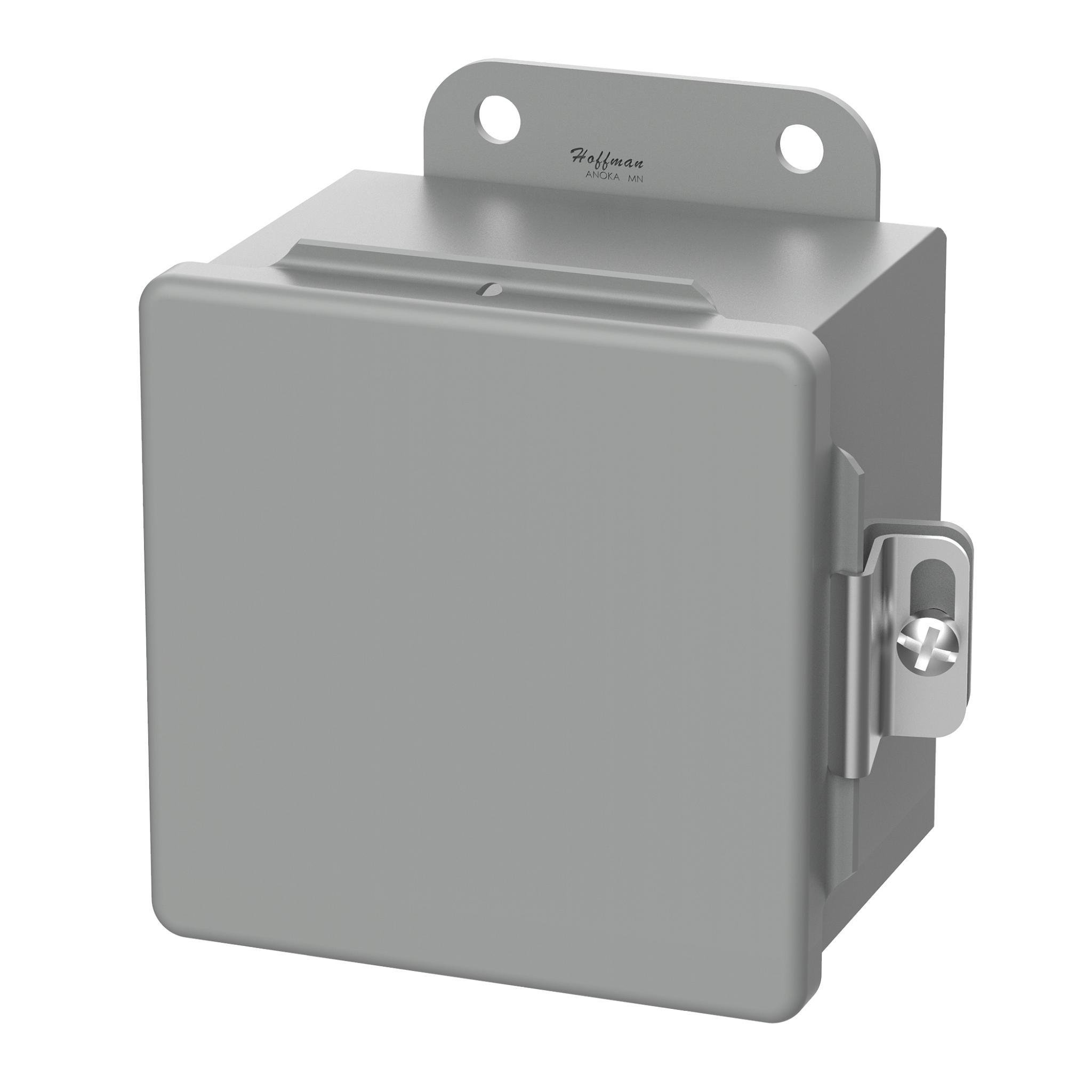 Picture of A606CH - Continuous Hinge Enclosure Clamps CH Type 12, 6x6x4, Gray, Mild Steel