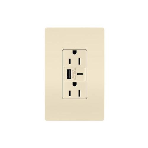 Picture of 15 Amp, USB Type AC with Duplex Tamper Resistant Receptacles