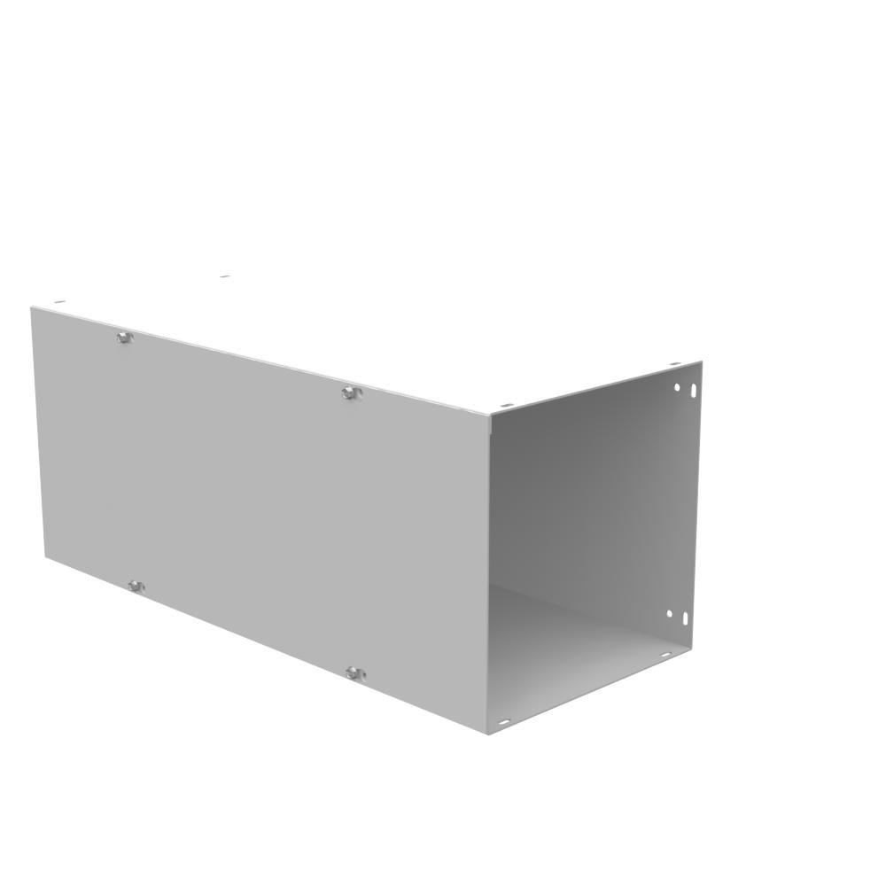 Picture of 101024-GSC1-NK - 10x24X10 Screw Cover Wireway Type 1 UL Listed Steel No Knockouts ANSI 61 Gray