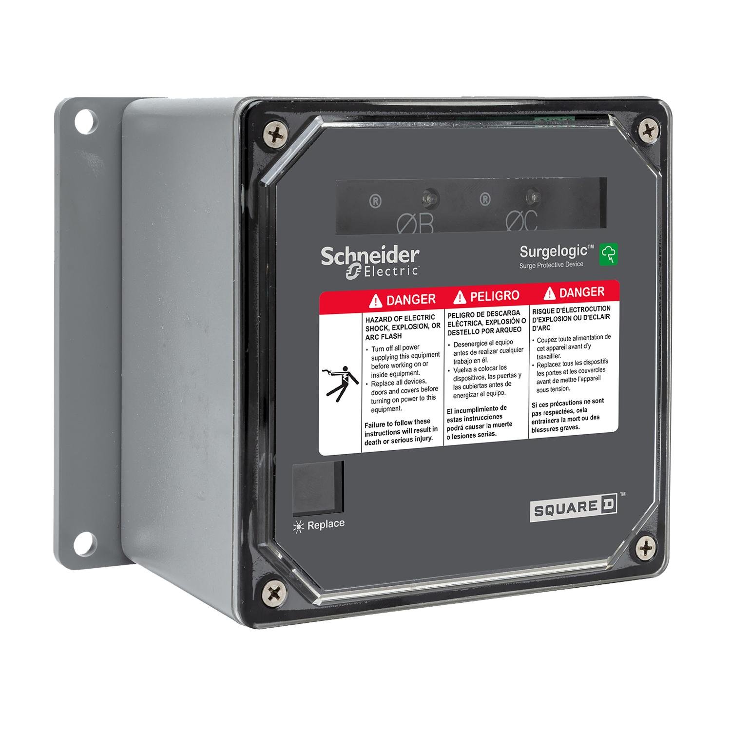 EMB42 - Surge Protective device, Surgelogic, 200kA, 480Y/277V 3 phase 4 wire, UL Type 1, UL 1283 Components, NEMA 4X