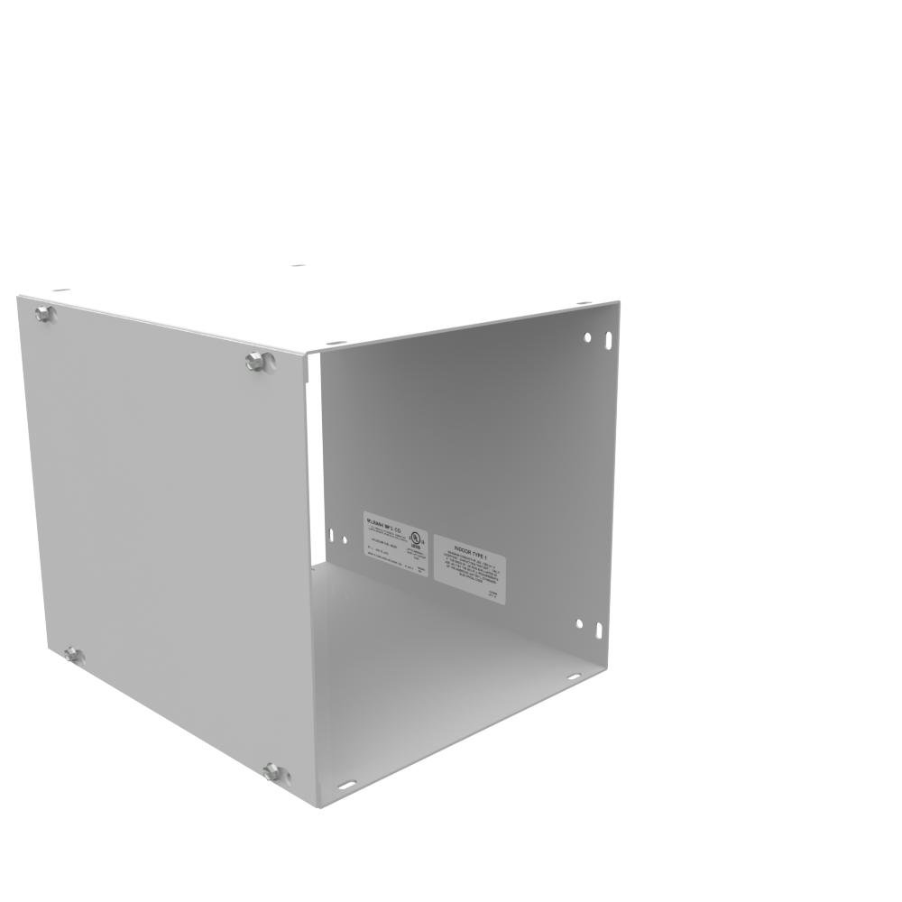 Picture of 101012-GSC1-NK - 10x12x10 Screw Cover Wireway Type 1 UL Listed Steel No Knockouts ANSI 61 Gray