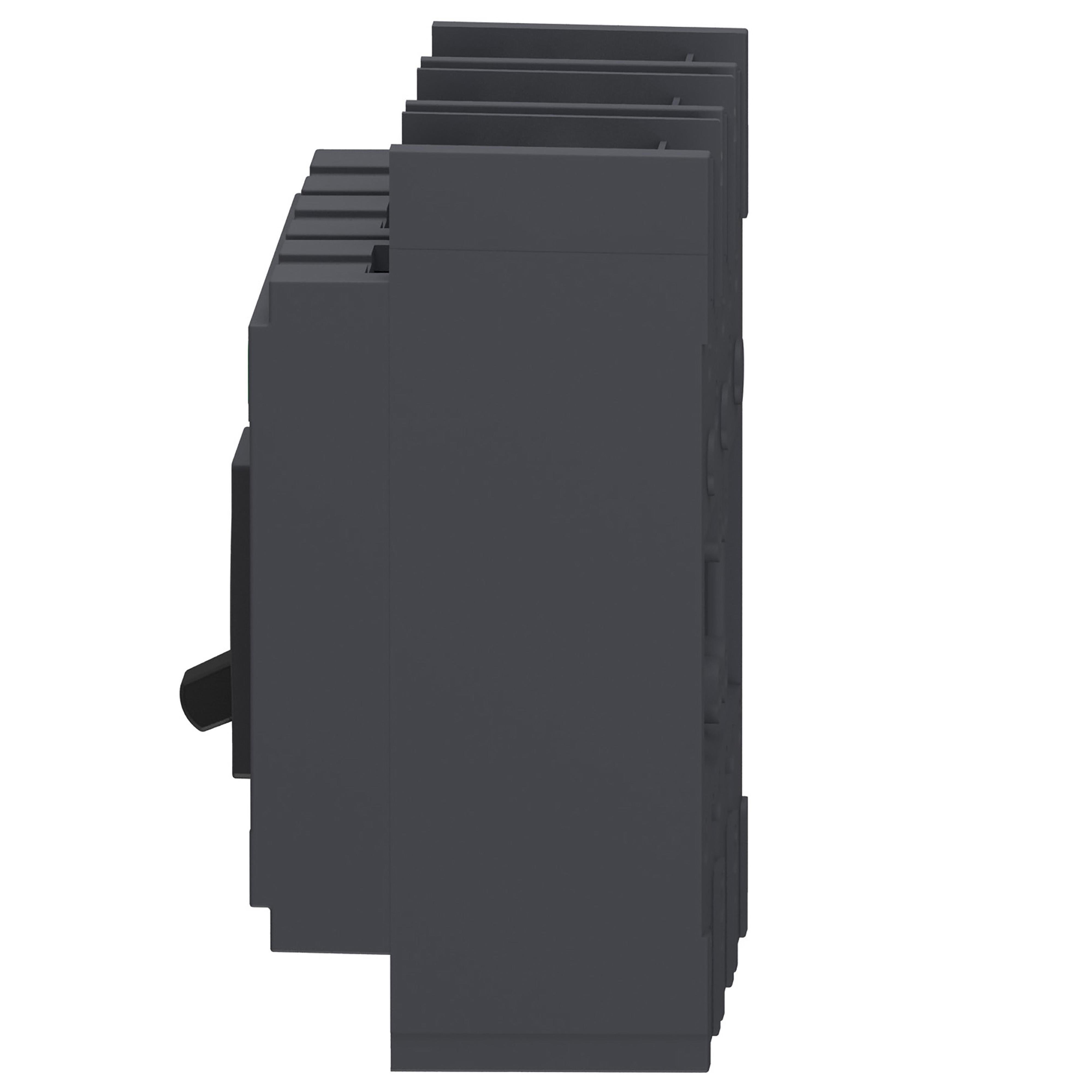 Picture of QBP32225TM - Circuit breaker, PowerPacT Q, 225A, 3 pole, 240VAC, 10kA, lugs, thermal magnetic, 80%, bottom of panel