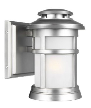 OL14300PBS - Newport- Outdoor Wall Lantern in Traditional Style, Painted Brush Steel