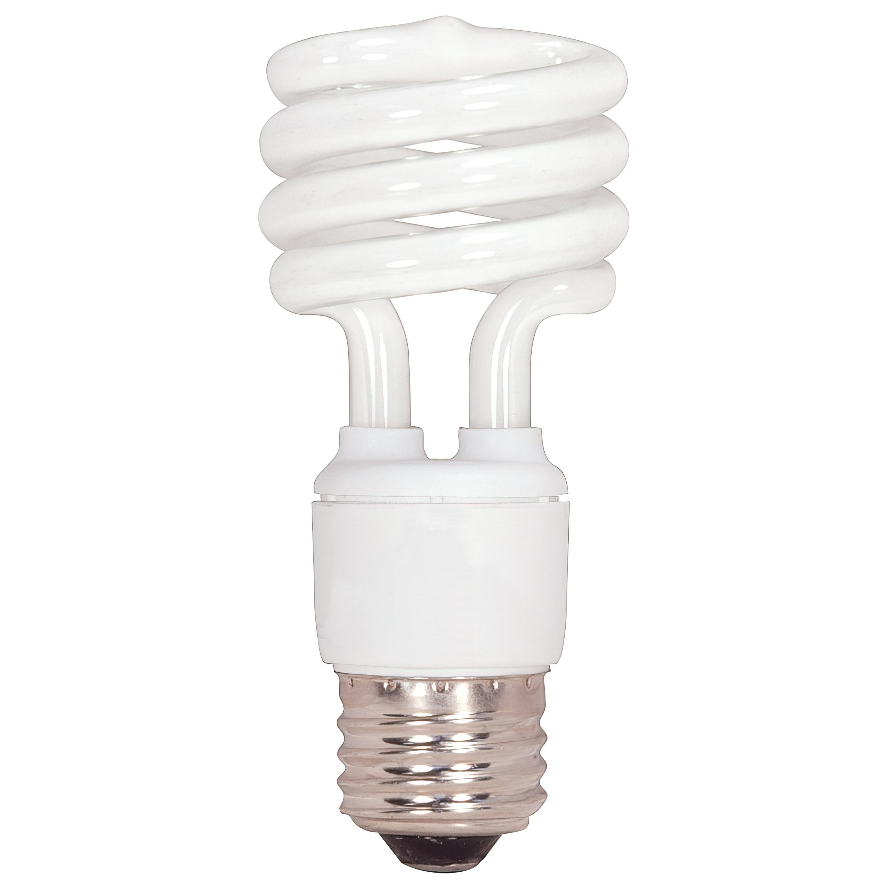 S7217 - 13 Watt - Mini Spiral Compact Fluorescent - 2700K - 82 CRI - Medium base - 120 Volt