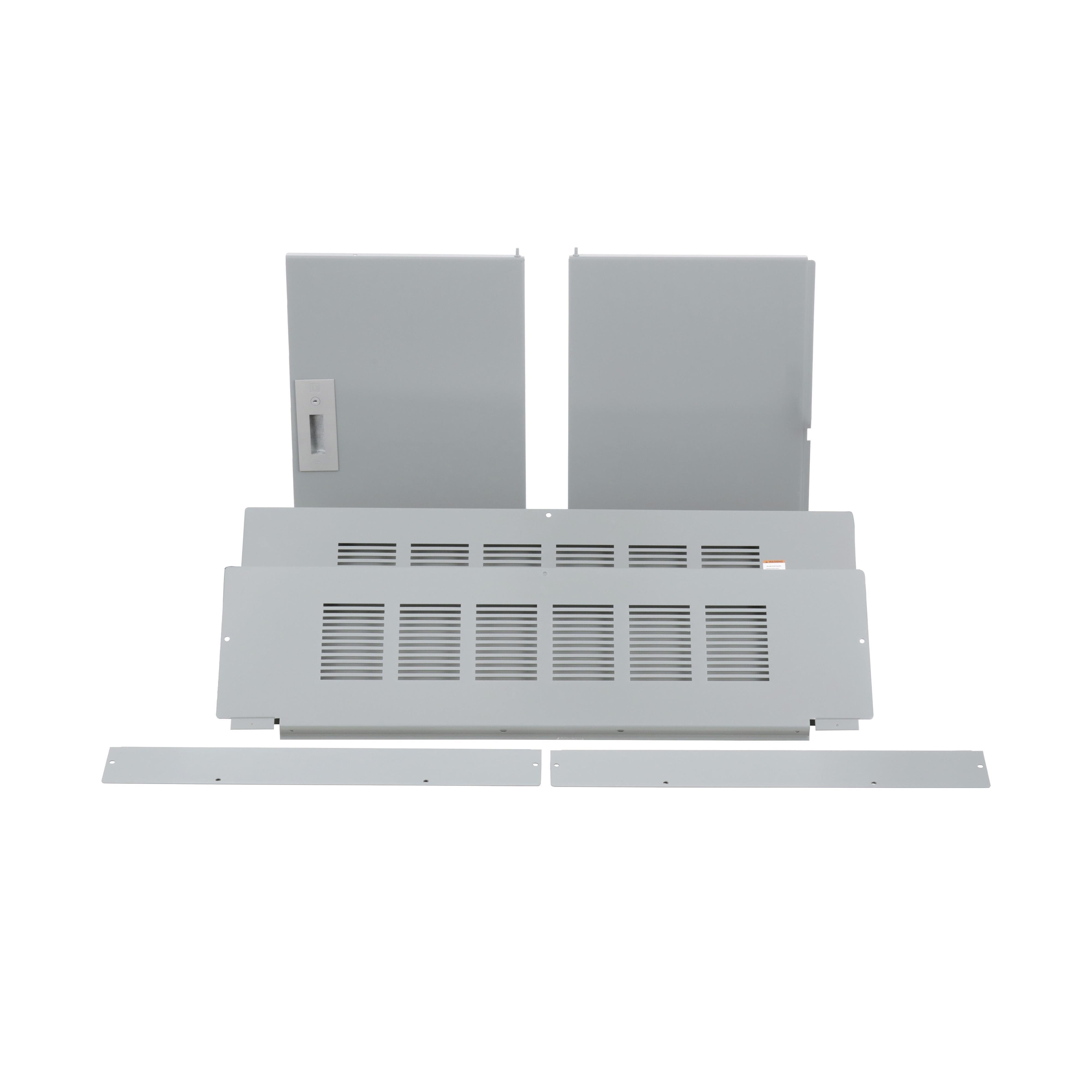 HCW50TSD - Trim front, I-Line Panelboard, HCP, surface mount, 4 pcs, w/door, 42in W x 50in H