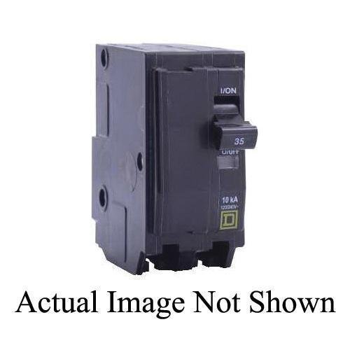 Picture of QO240HID - Mini circuit breaker, QO, 40A, 2 pole, 120/240VAC, 10kA, plug in, high density discharge
