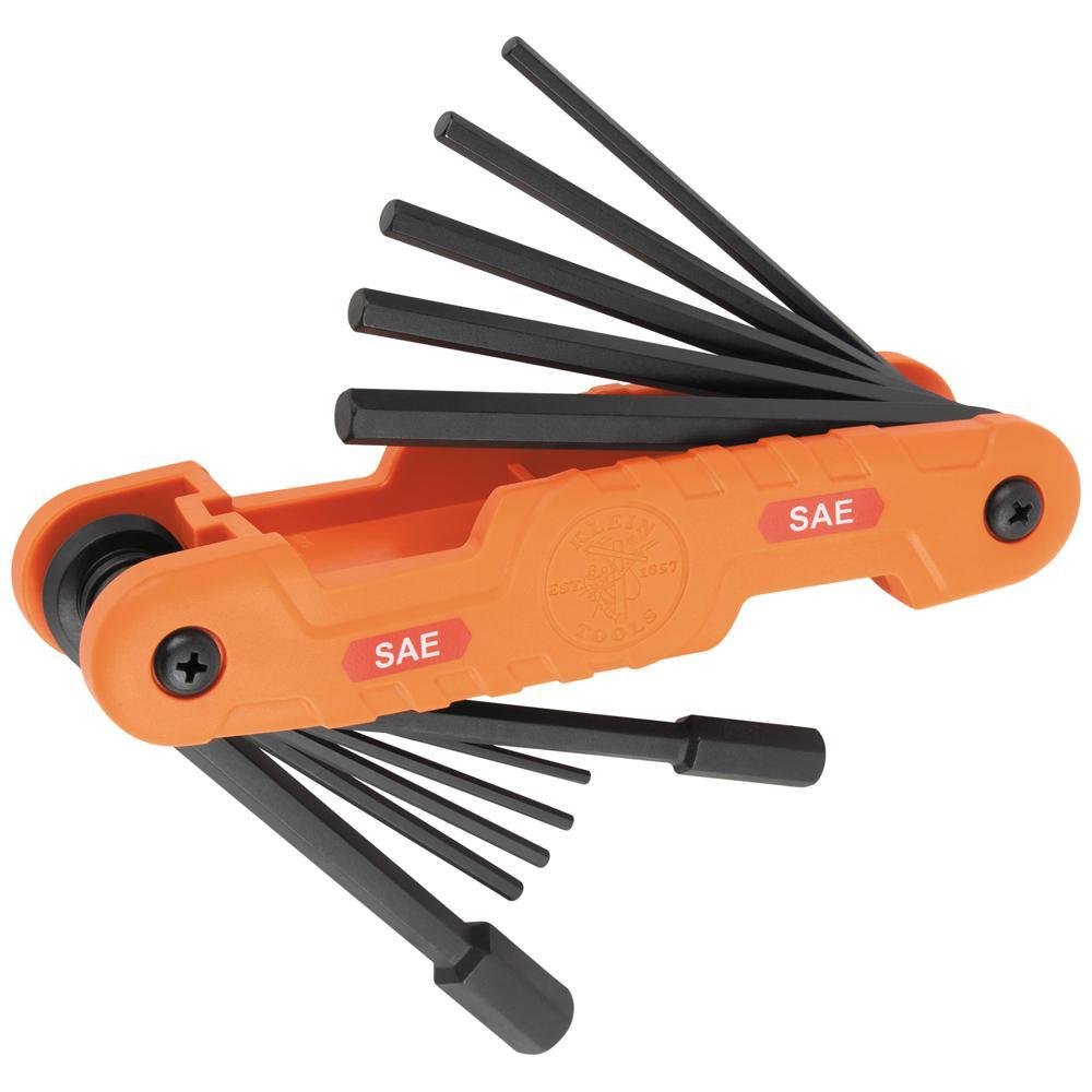 70550 - Pro Folding Hex Key Set, 11-Key, SAE Sizes