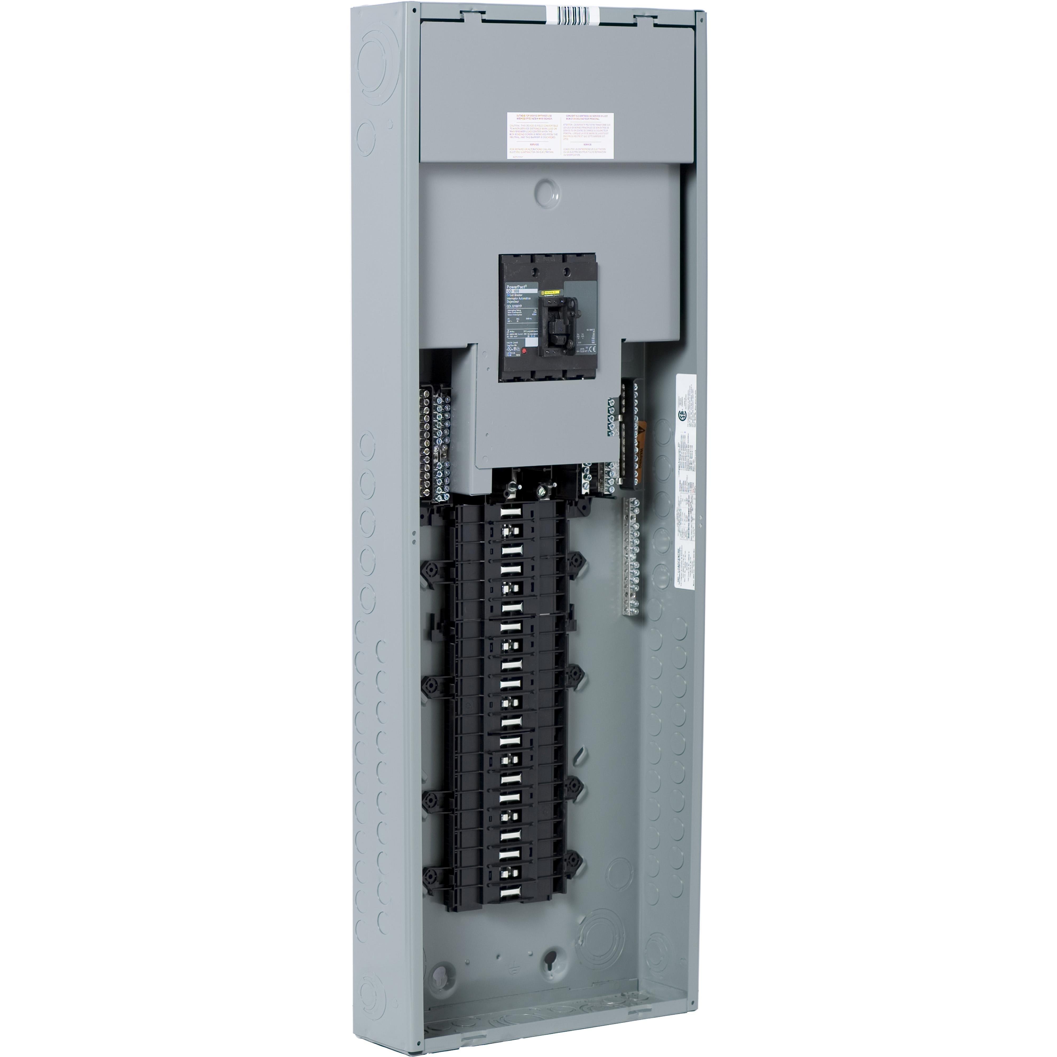 QO342MQB100 - Load center, QO, 3 phase, 42 spaces, 42 circuits, 100A convertible main breaker, NEMA1, special