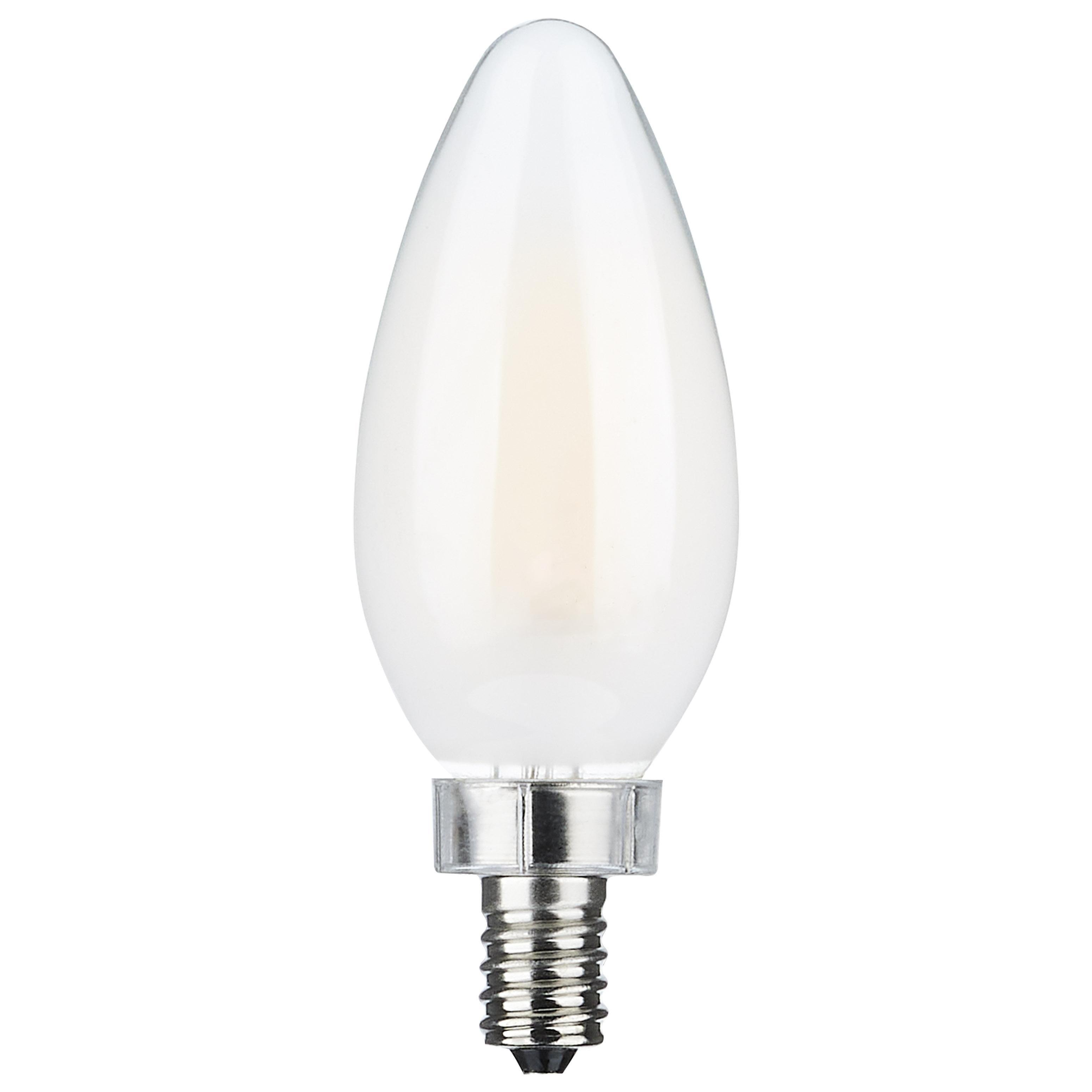 Picture of S11346 - 8 Watt C11 LED - Frosted Finish - Candelabra Base - 3000K - 90 CRI - 800 Lumens - 120 Volt
