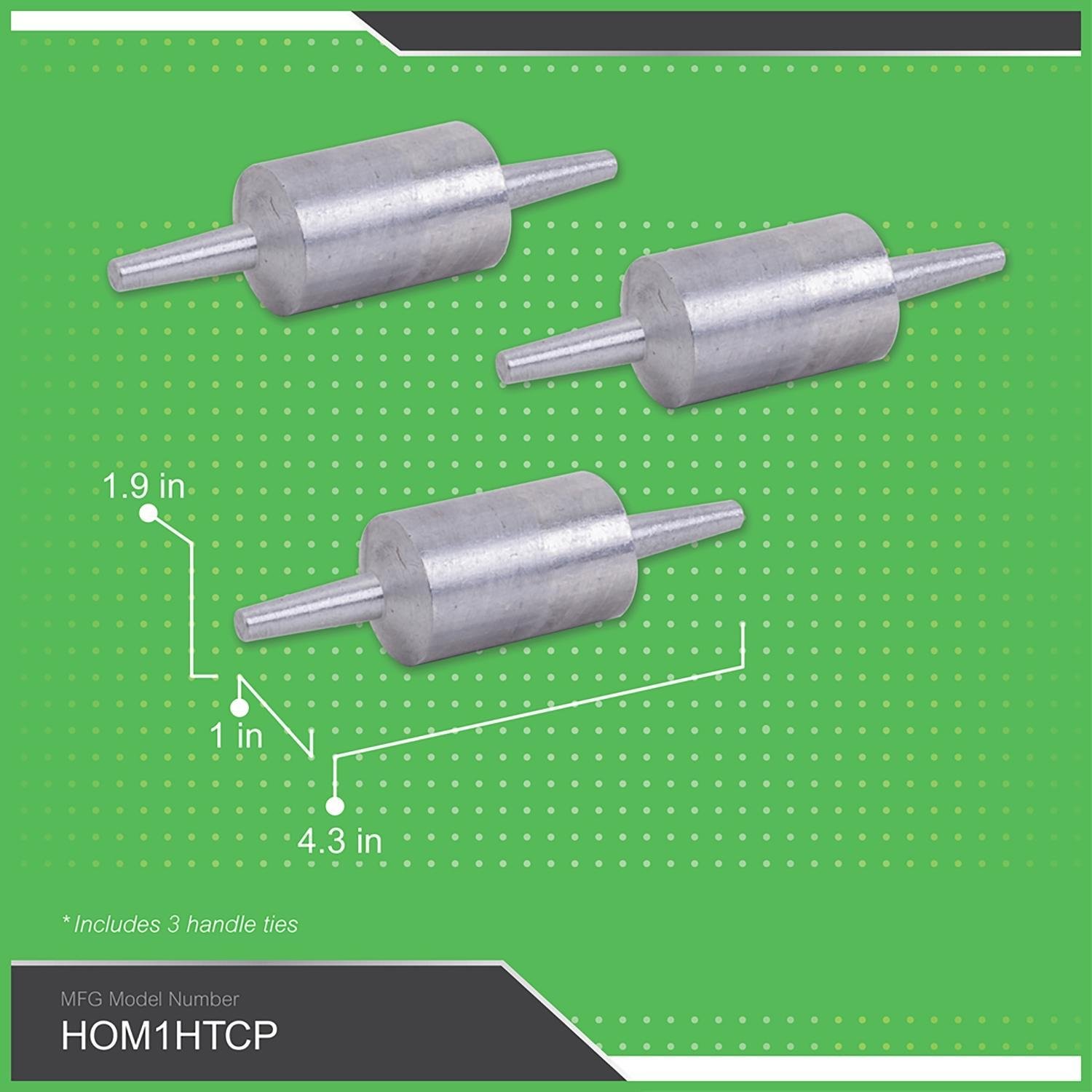 Picture of HOM1HT - Mini circuit breaker accessory, Homeline, handle tie, 120/240VAC, ties two 1 pole circuit breakers