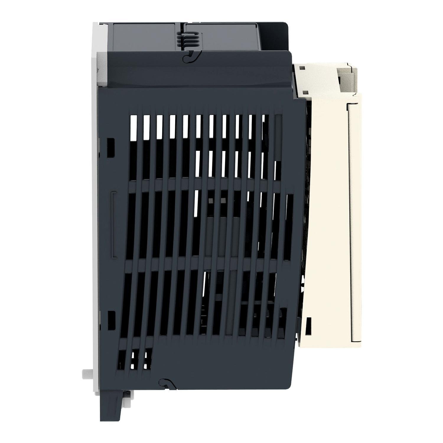 Picture of ATV12H037M2 - variable speed drive, Altivar 12, 0.37kW, 0.55hp, 200 to 240V, 1 phase, with heat sink