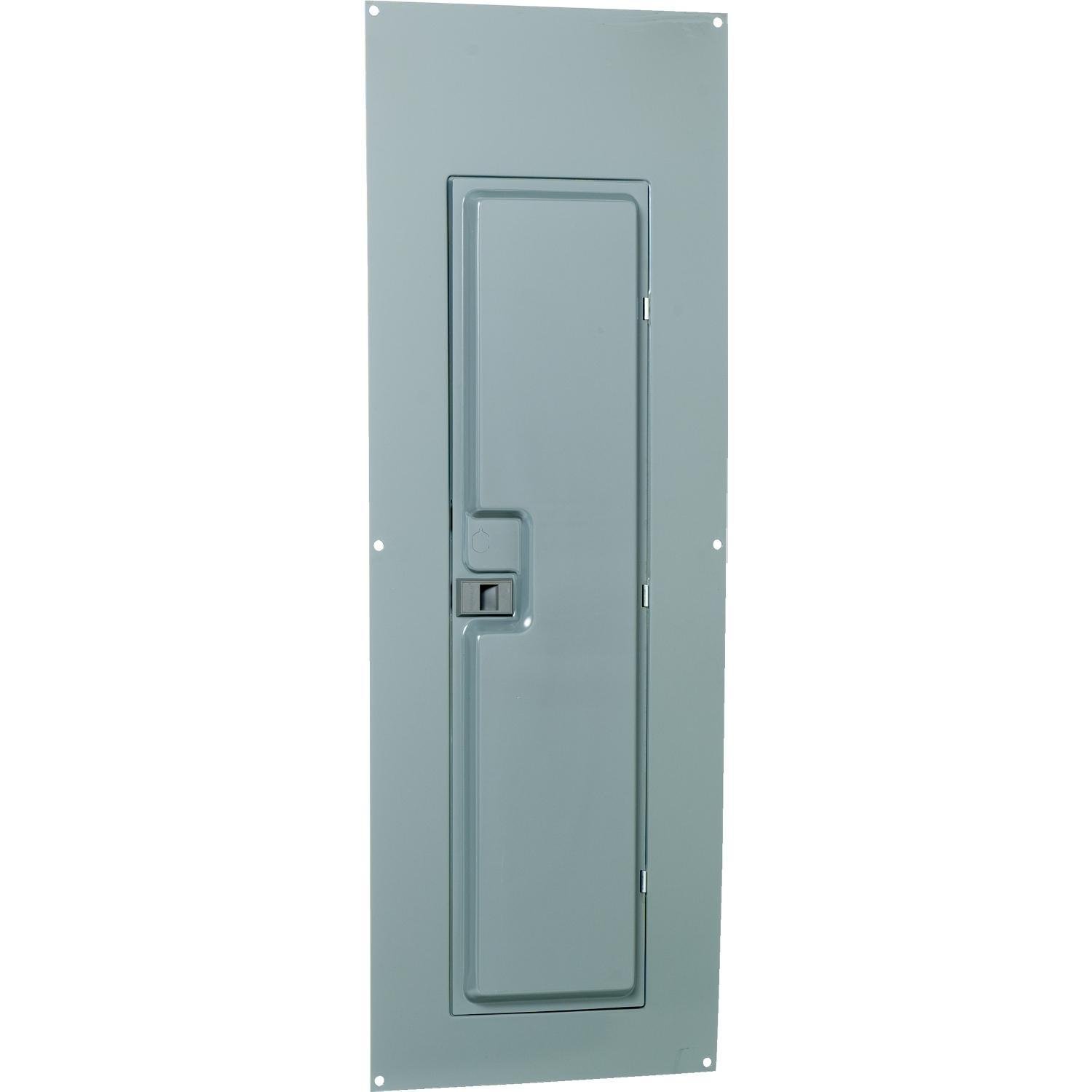 QOC342MS - Replacement cover, QO, for 42 space load center with 3 phase main breaker, surface, gray