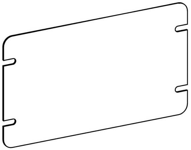 4M3-B - FLAT, 3-GANG SWITCH BOX BLANK DEVICE COVER