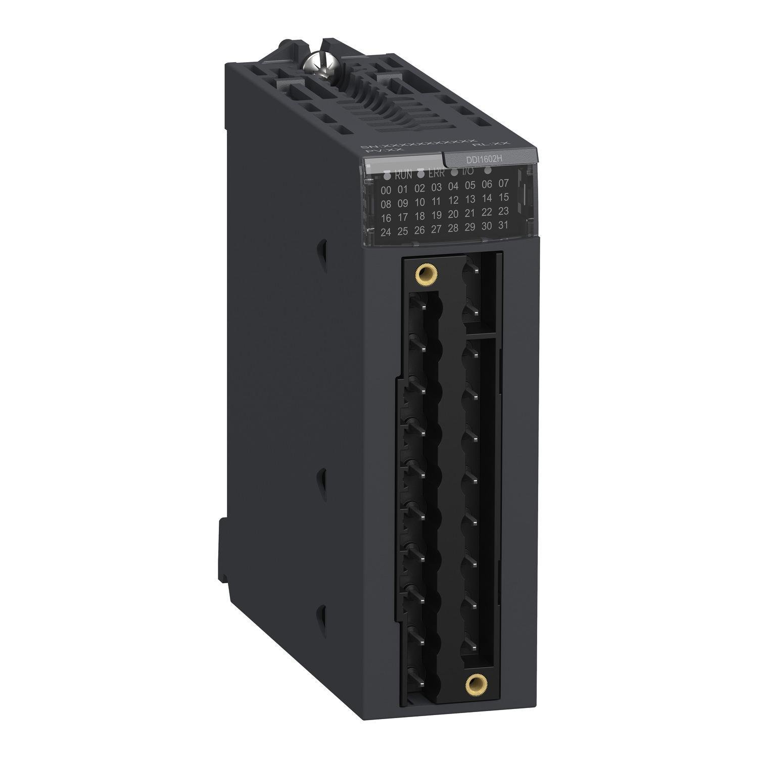 Picture of BMXDDI1602H - discrete input module, Modicon X80, 16 inputs, 24V DC positive, for severe environments