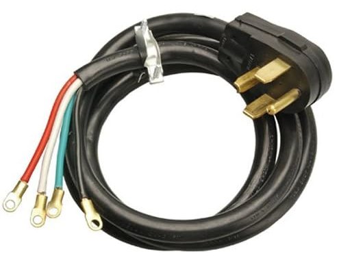 09154ME - 09154ME 4-Feet Round Dryer Cord, Black