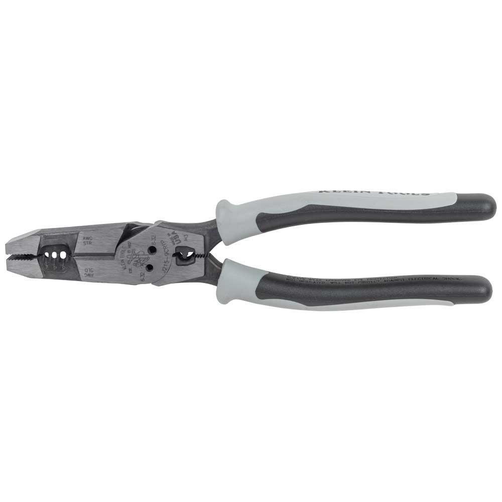Picture of J2159CRTP - Hybrid Pliers with Crimper, Fish Tape Puller and Wire Stripper