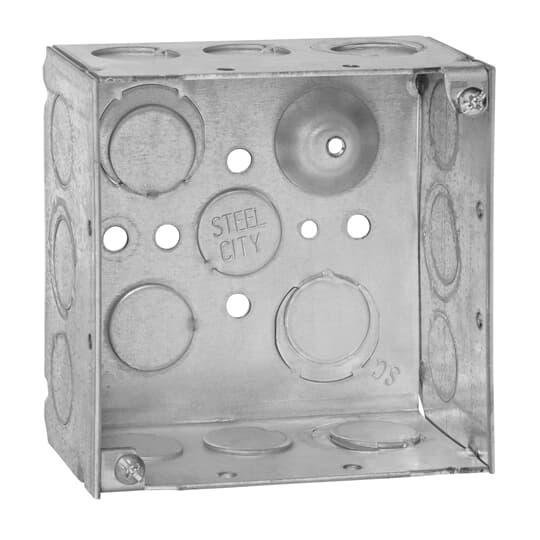 Picture of 52171-1/2-3/4-E - 4" Steel Square Box