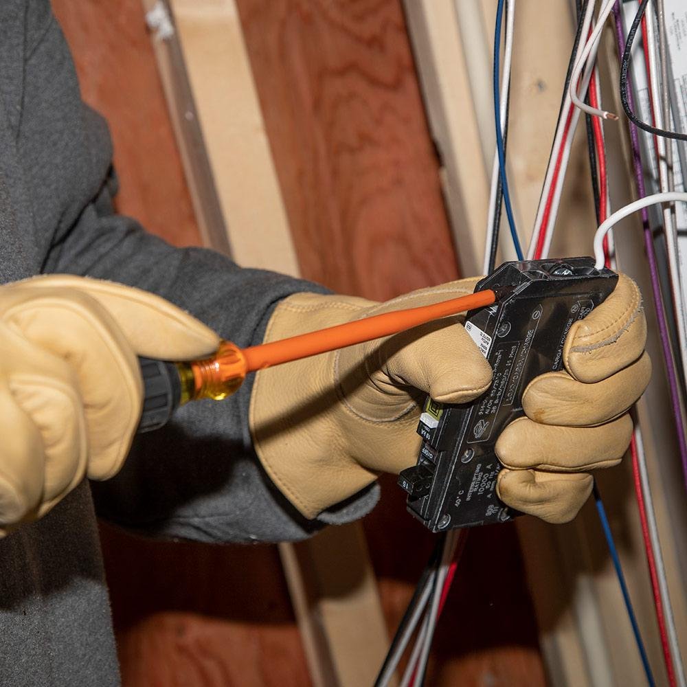 Picture of 33734INS - Screwdriver Set, Slim-Tip Insulated Phillips, Cabinet, Square, 4-Piece