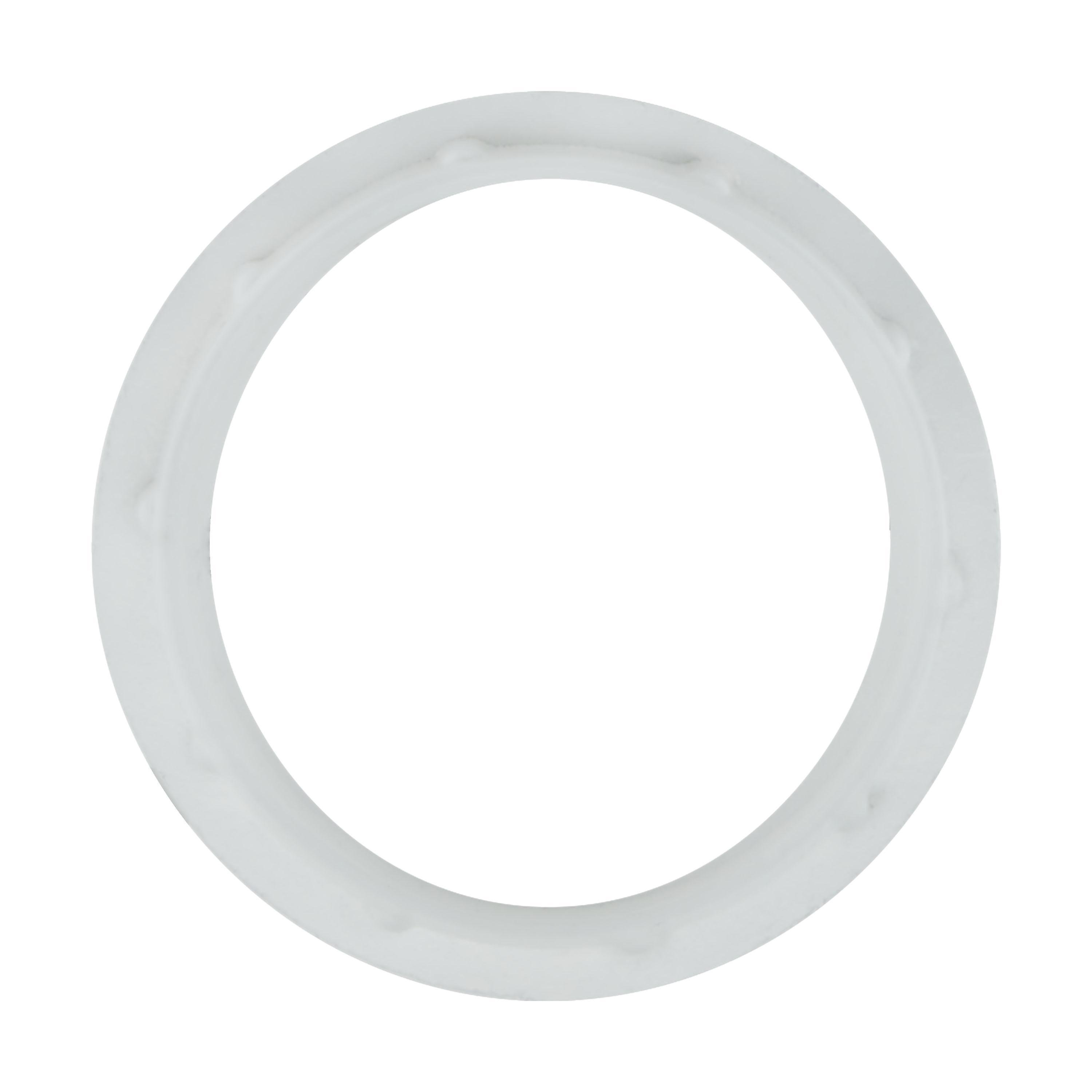 80-1074 - White Die Cast Ring for Threaded Socket, 1-1/2" Inner Diameter, 2" Outer Diameter