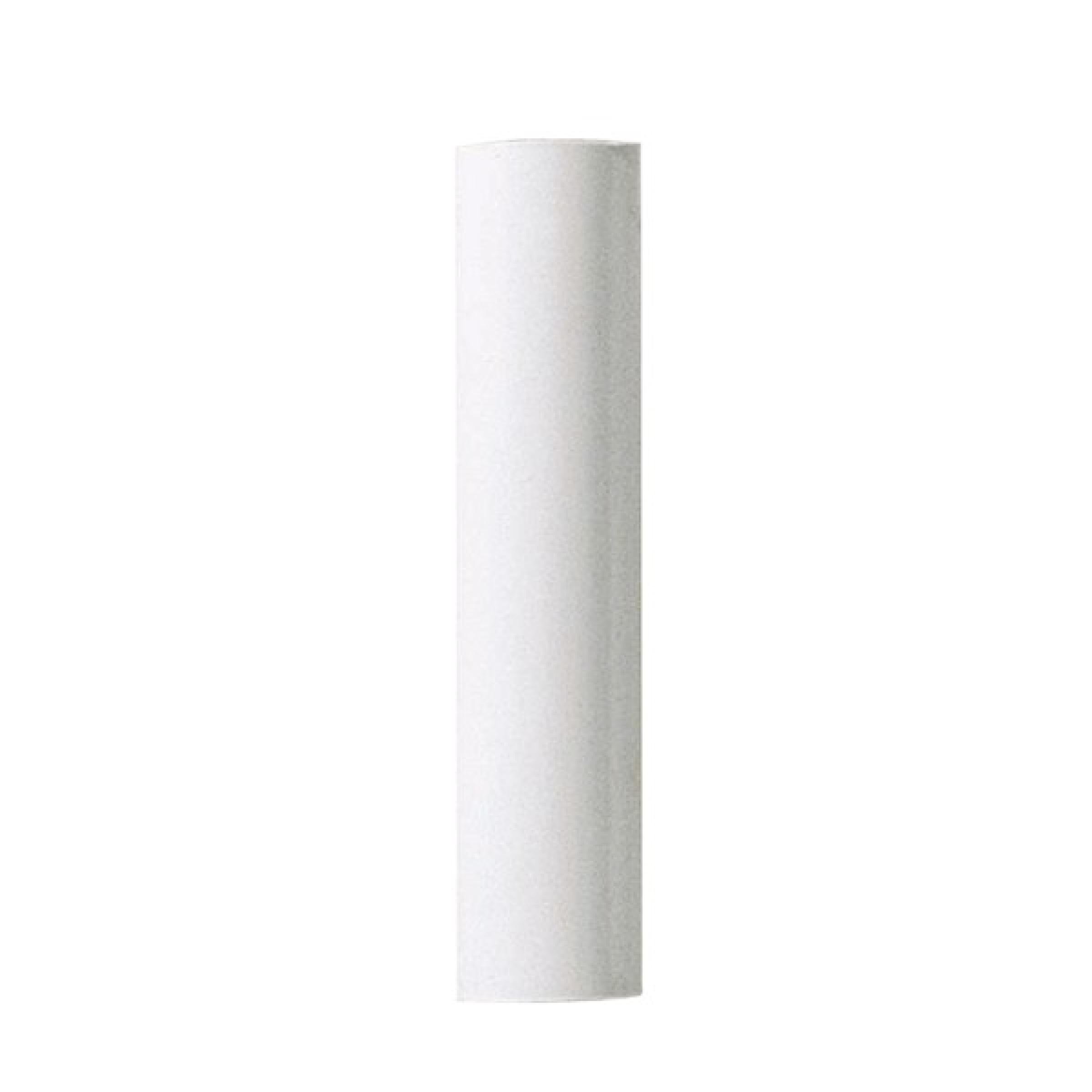 Picture of 90/371 - Plastic Drip Candle Cover - White Plastic - 1-3/16" Inside Diameter - 1-1/4" Outside Diameter - 4" Height