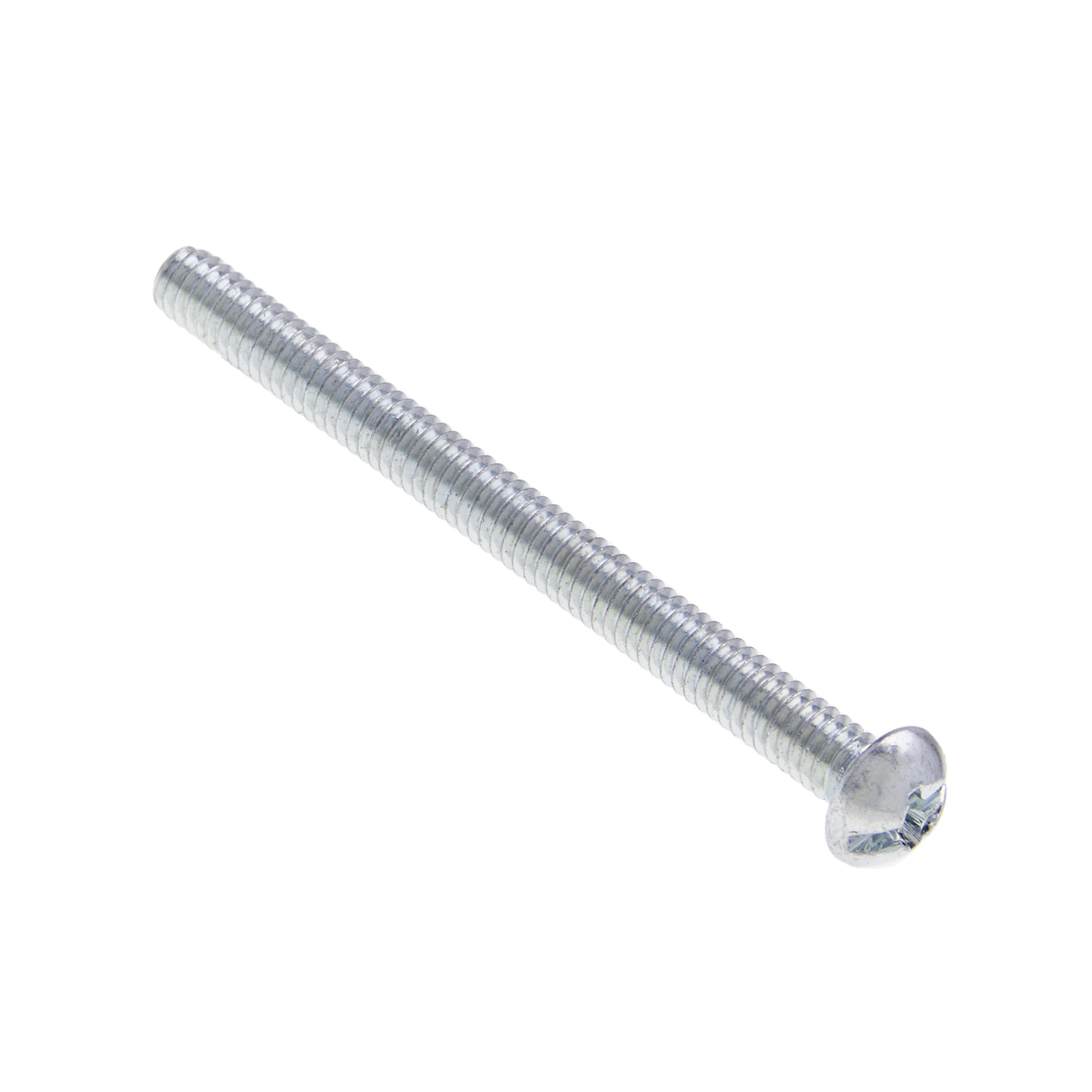 Picture of RM89-1M - 8-32 x 2 in. Round Head Combo Machine Screws - Steel Zinc - 1000qty