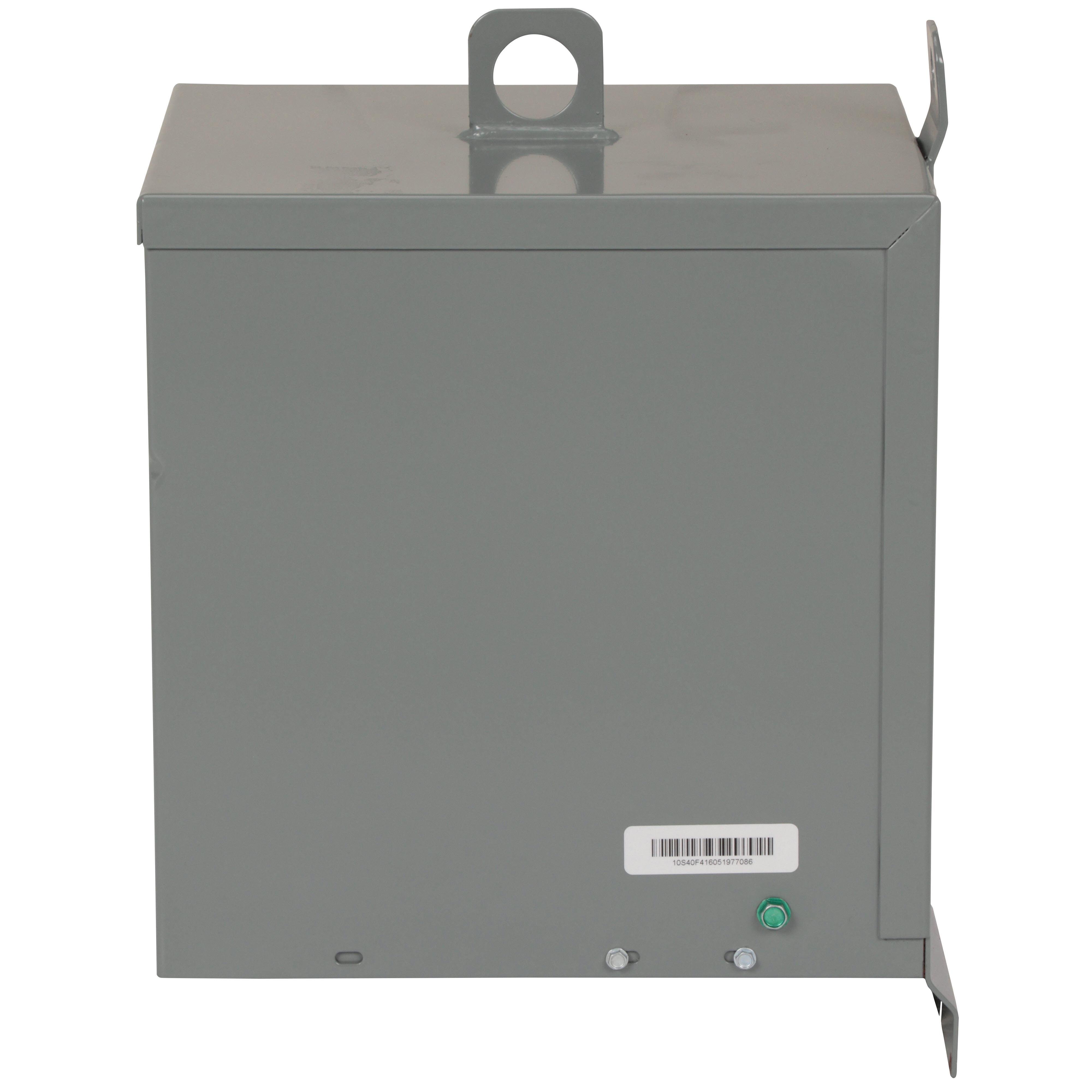 Picture of 10S40F - Transformer, dry type, encapsulated, 10kVA, 1 phase, 480V primary, 120/240V secondary, 13B, 115C rise [TAA]