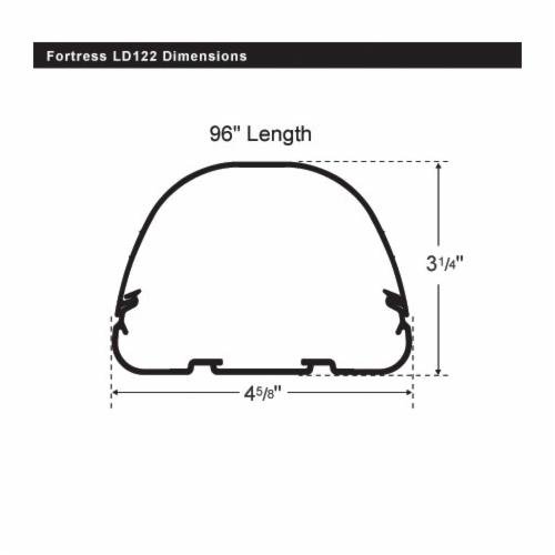 Picture of 84124 - Fortress Lineset Covers 4.5" Duct 8' Length, Ivory 122