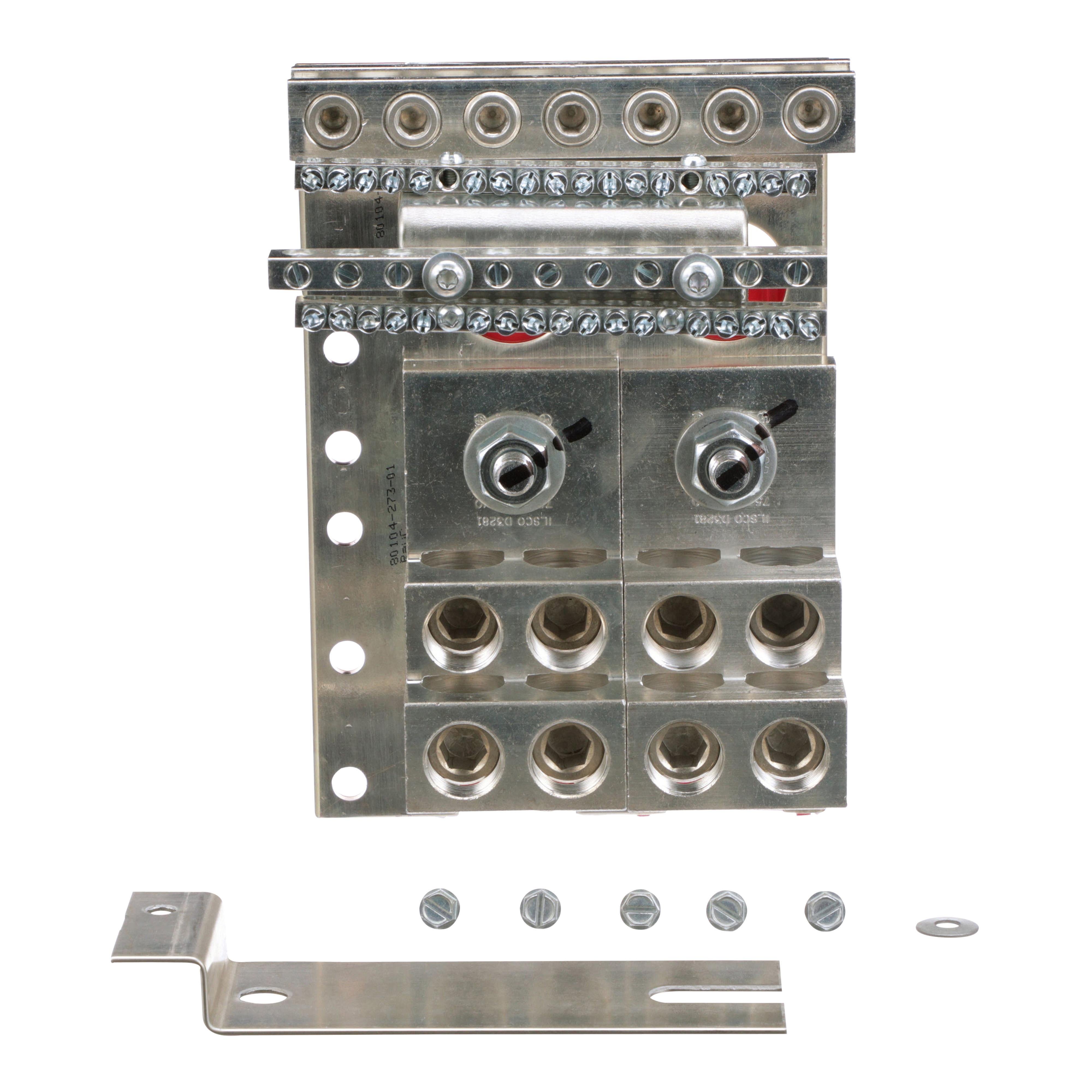 HCWM12SN - Solid neutral assembly kit, I-Line Panelboard, HCR-U, 1200A, 14 AWG to 750kcmil, mechanical, SN
