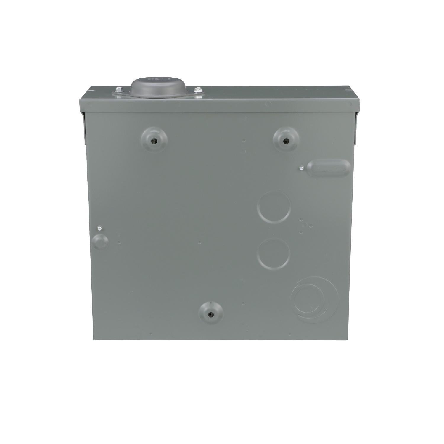 Picture of CQRB100CP - Meter mains, QO, CSED, ringed socket, 125A, surface mount, no bypass