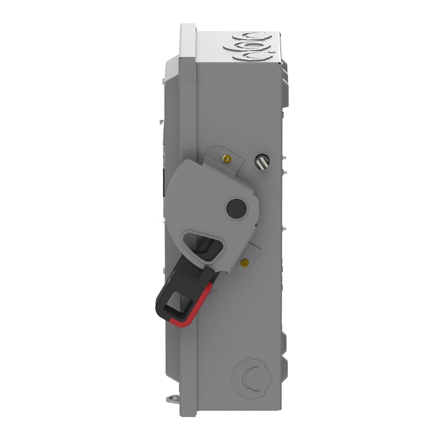 Picture of VH321N - Safety switch, VisiPacT, heavy duty, fused, viewing window, NEMA 1, 240V, 30A, 3 pole, neutral installed