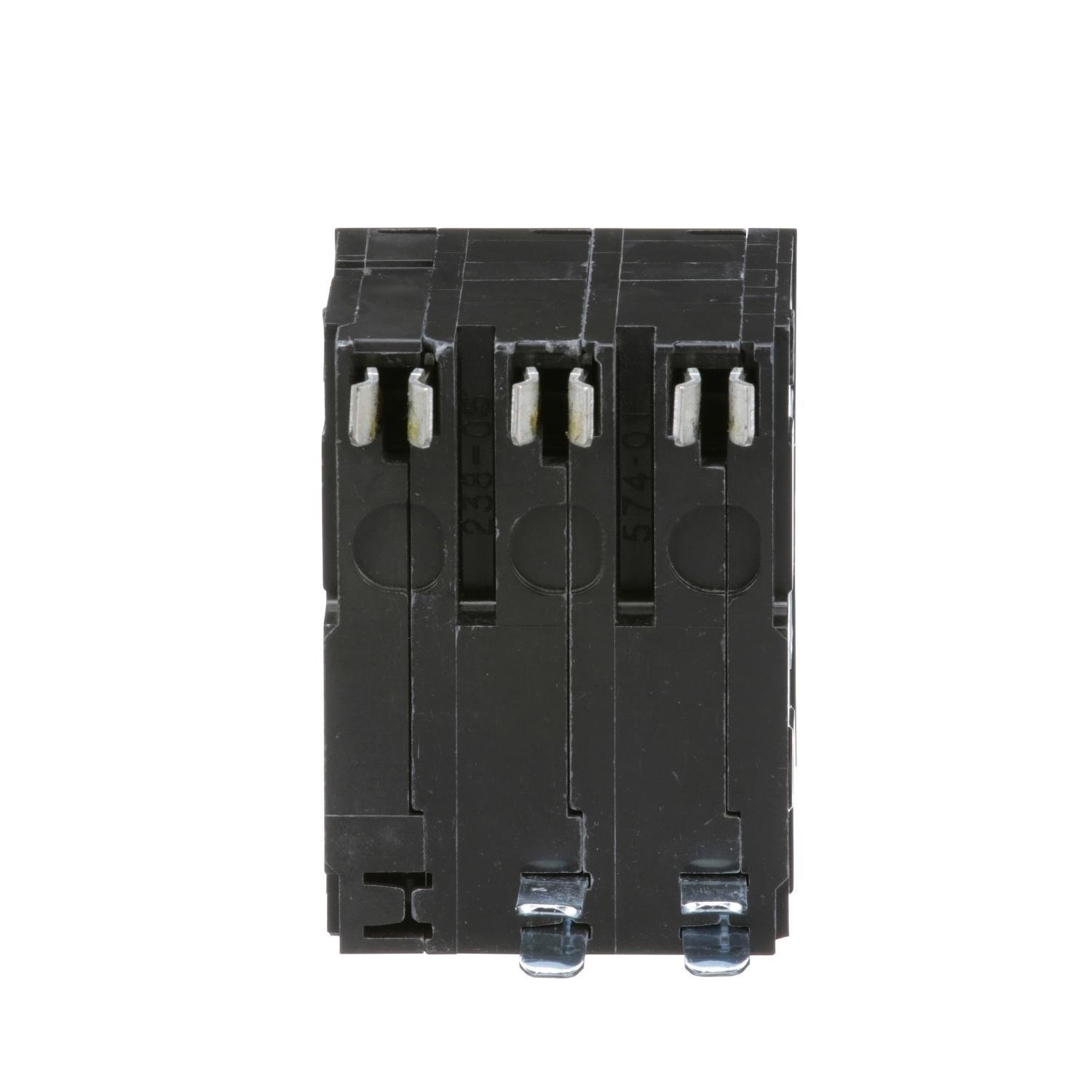 Picture of QO340 - Mini circuit breaker, QO, 40A, 3 pole, 120/240VAC, 10kA, plug in