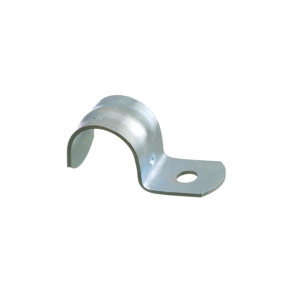 340 - 1/2" 1-Hole RIGID STRAP, Snap on type, plated steel