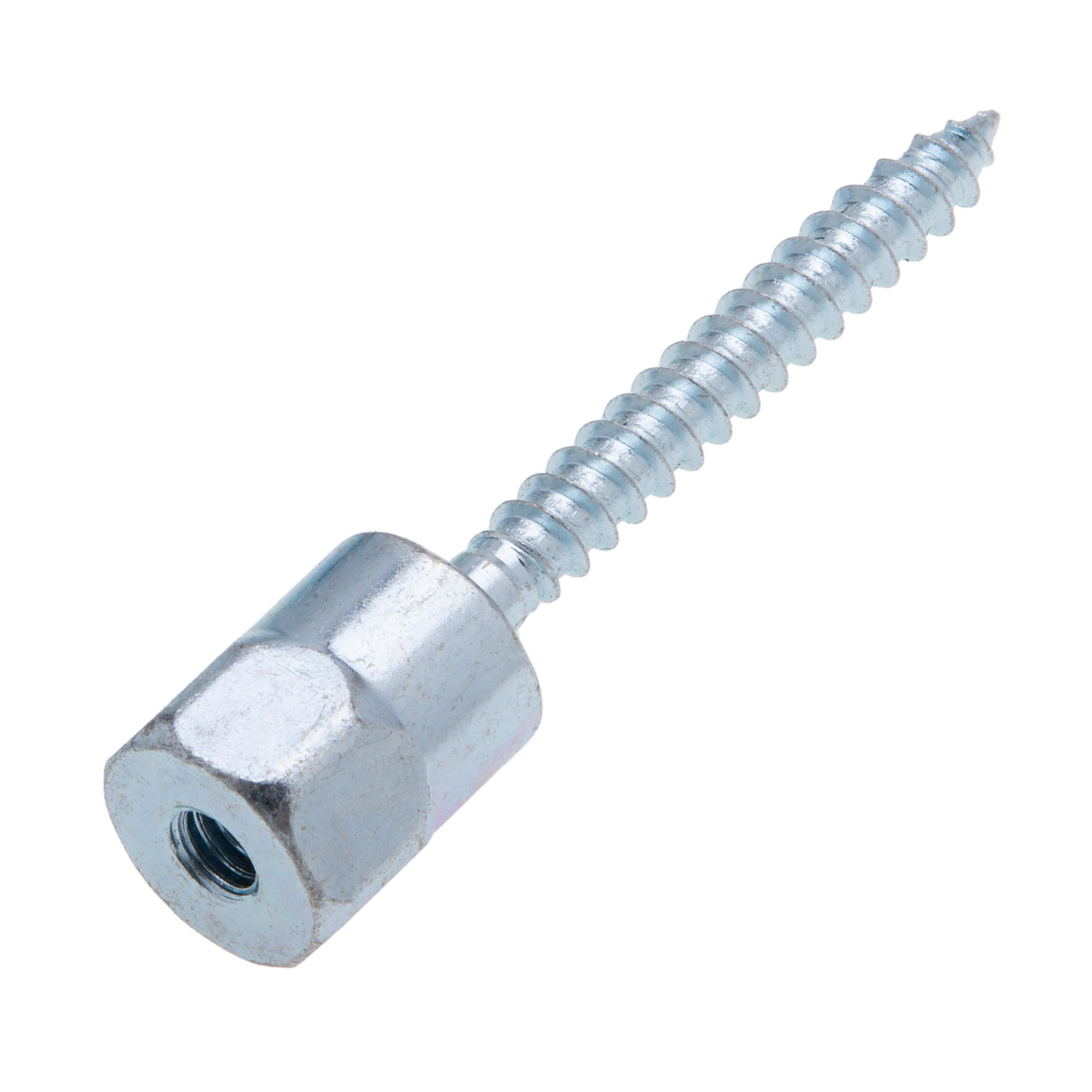 Picture of JRWV37200 - Thread Rod 1/4 X 2 Wood V-Mt Ancr St-zn (Jar 25)