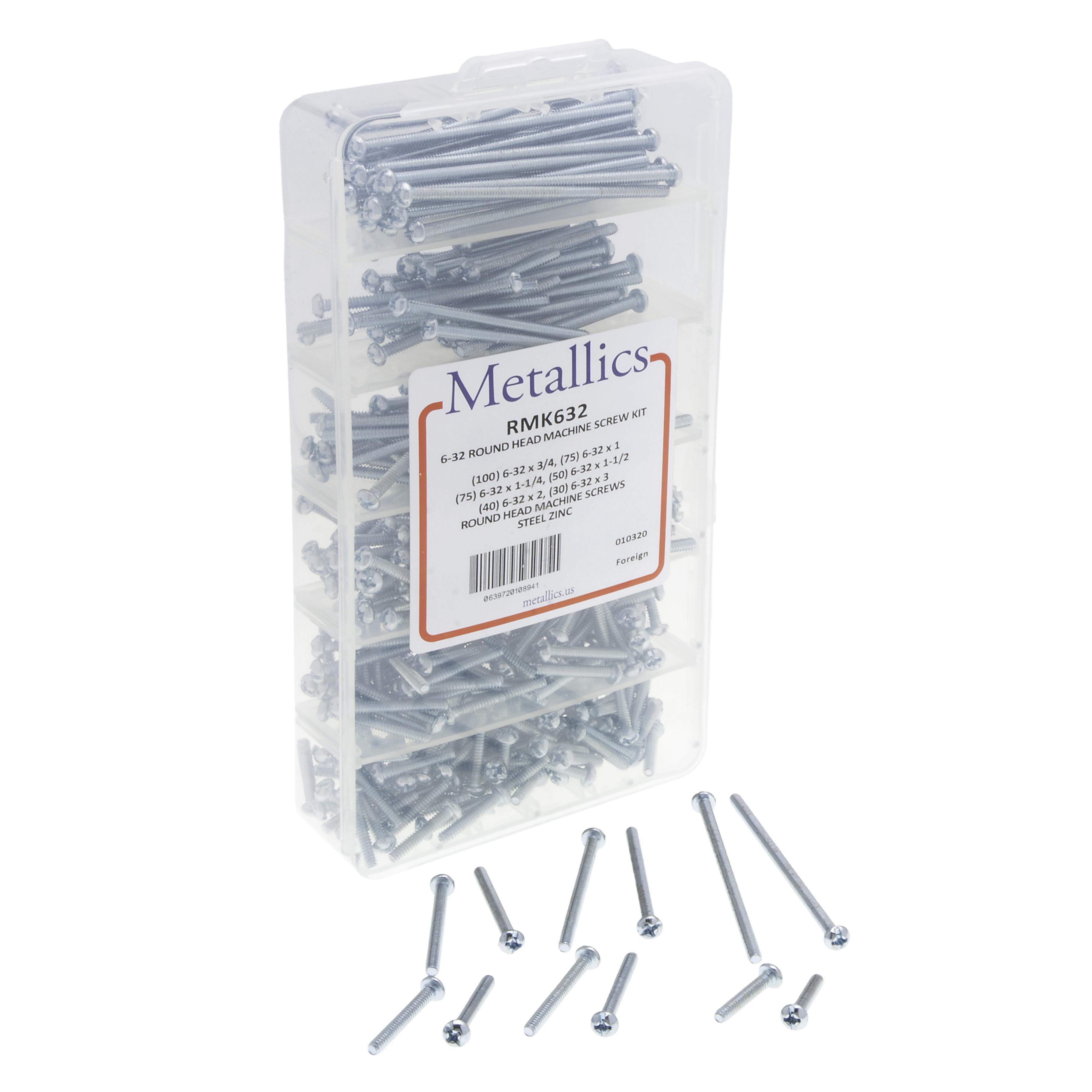 RMK632 - Screws 6-32 Rh Cd MS Kit St-zn (Trey 1)