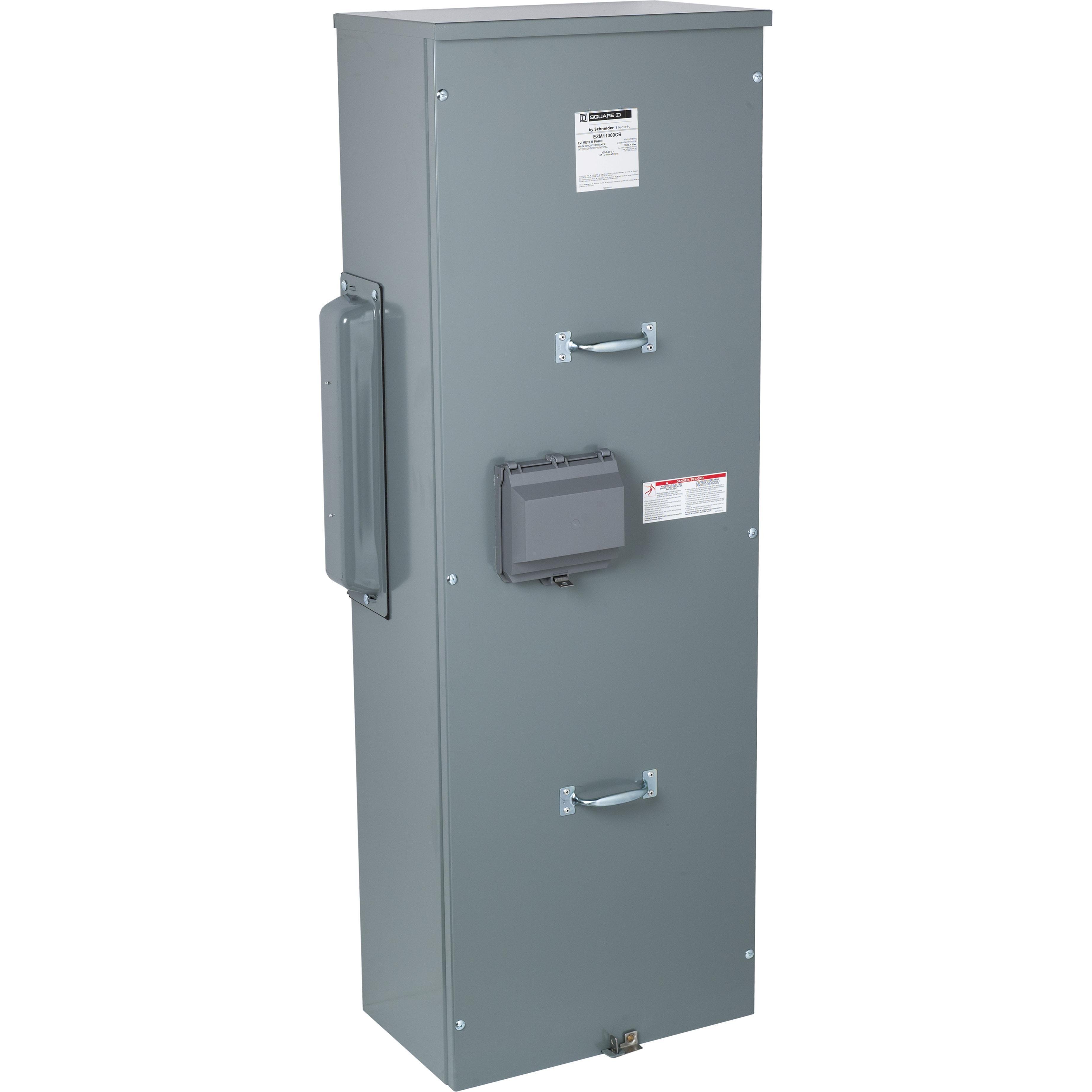 EZM11000CB - Main circuit breaker unit, EZ Meter-Pak, 1000A, 120/240VAC, 1ph/3W, 1000A bus, 65kA, OH/UG, Type 3R