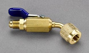 93825 - Yellow Jacket 93825 Ritchie Compact Ball Valve For 5/16 Female Flare x 1/4 Male Flare