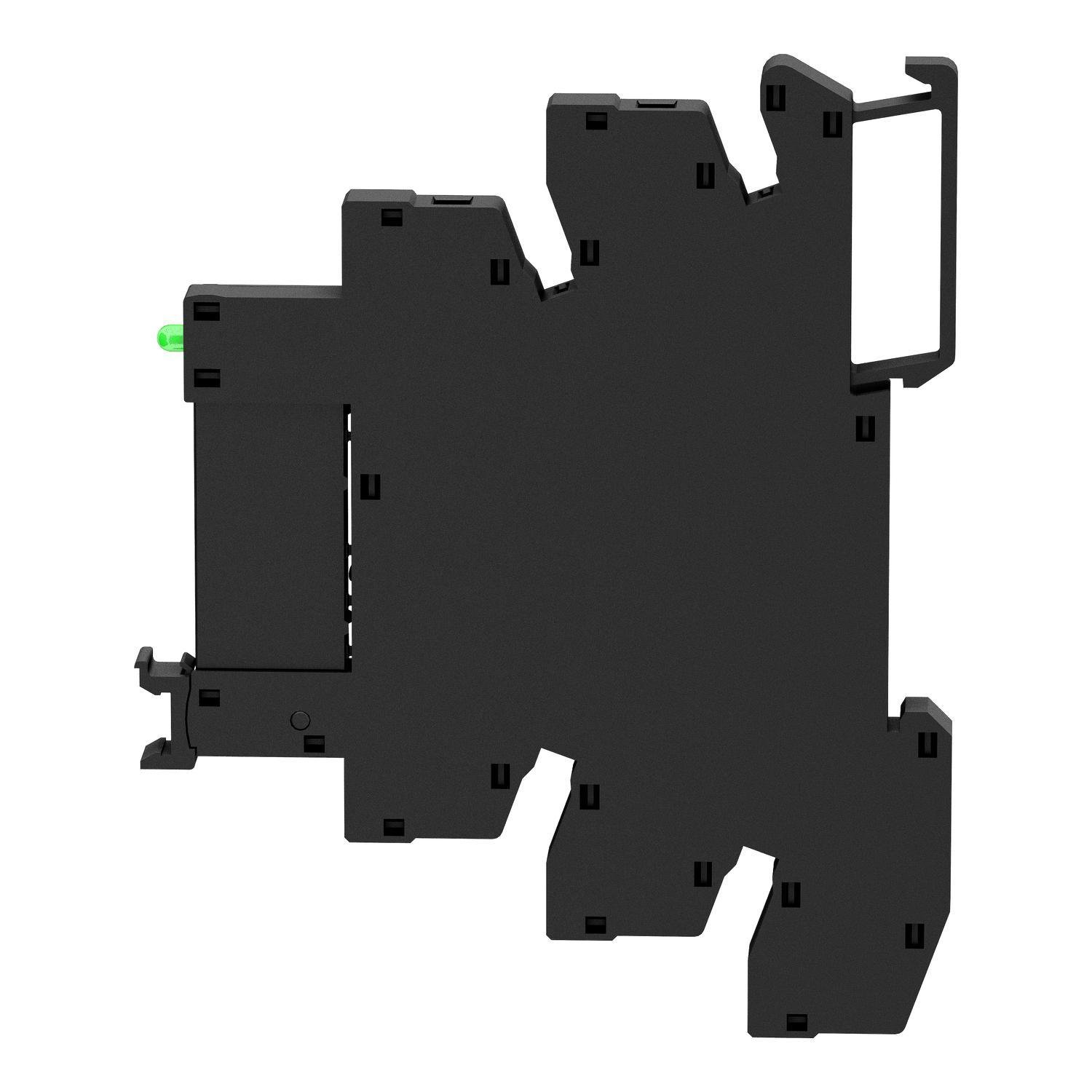 Picture of RSL1PVFU - slim interface relay, Harmony Electromechanical Relays, pre assembled, 6A, 1CO, with LED, screw connec to rs, 110V AC/DC