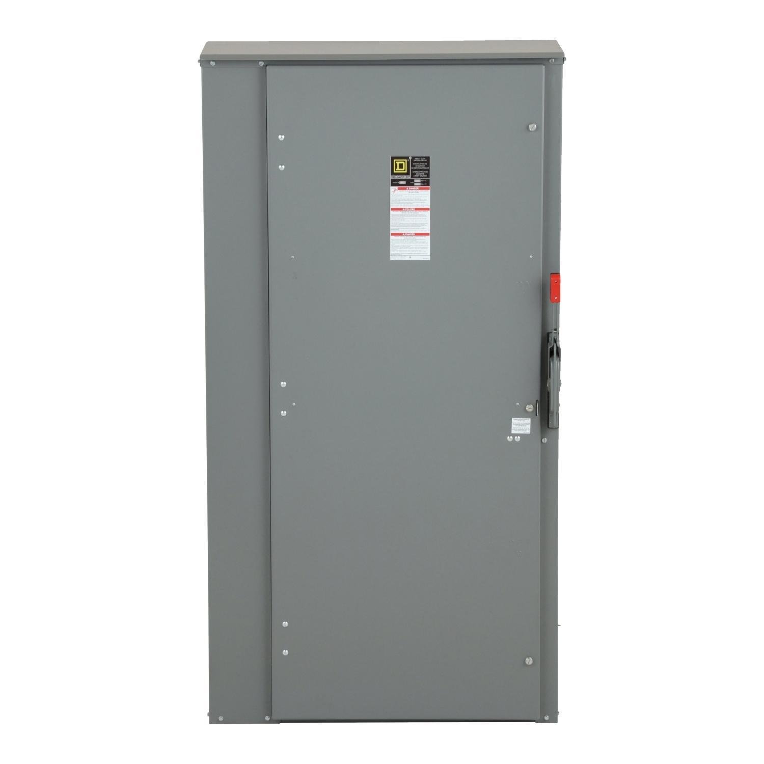 HU367R - Safety switch, heavy duty, non fusible, 800A, 3 wire, 3 pole, 500HP, 600V AC/DC, NEMA 3R