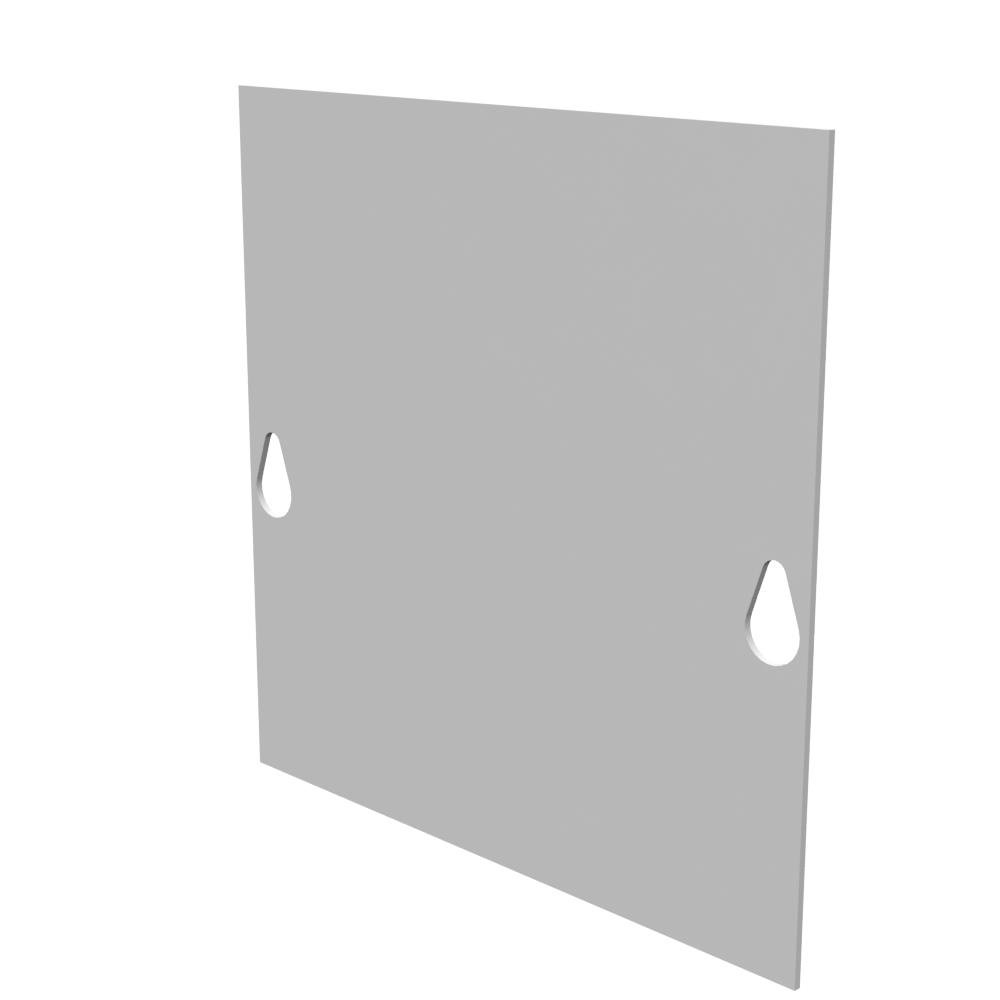 Picture of 66XSC1 - Front Cover Type 1 6x6 Screw Cover ANSI 61 Gray Steel