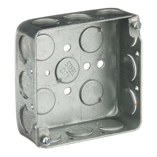 52151 1/2 - 4" Square 1-1/2"D Box, For use with Conduit