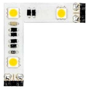 LED-T24P-3L-WT - InvisiLED PRO 90 Degree Corner Tape Light in 3000K Soft White