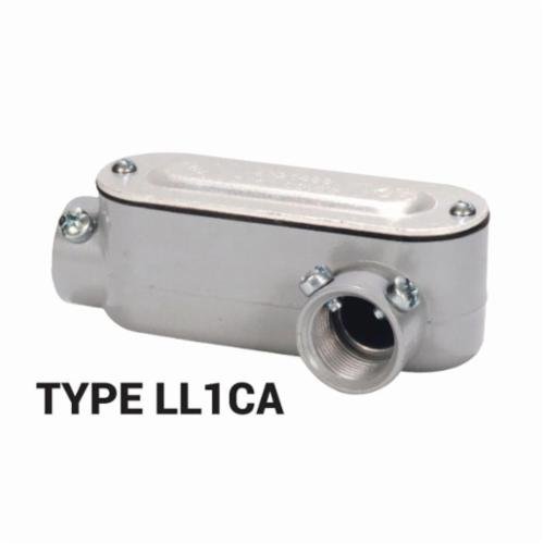 LL4CA - ALUMINUM COMBINATION CONDUIT BODIES WITH COVER & GASKET, 1-1/4”