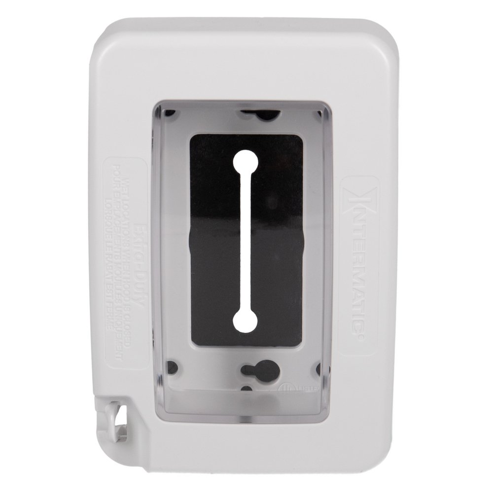 WP7000G - Low-Profile Extra-Duty Plastic In-Use Weatherproof Cover, Single-Gang, Vrt/Hrz, Gray