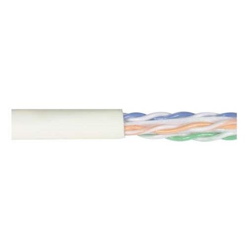 TEL234CAT6PLENWE - Category 6 Cable, SMP Plenum, White Jacket