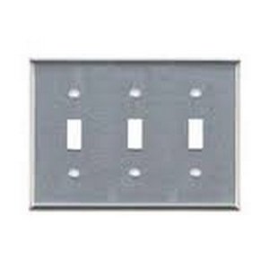 97073 - 3 Gang Toggle Plate Stainless Steel Toggle Switch Plate