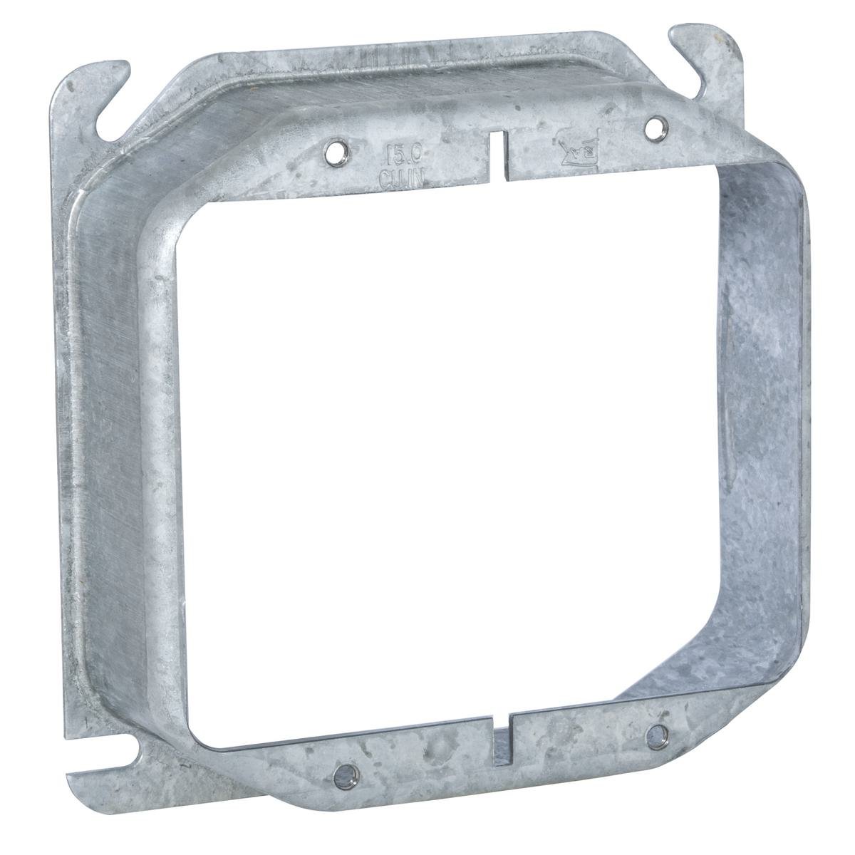 781 - 4 in. Square Cover, 2-Device, 1-1/4 in. Raised