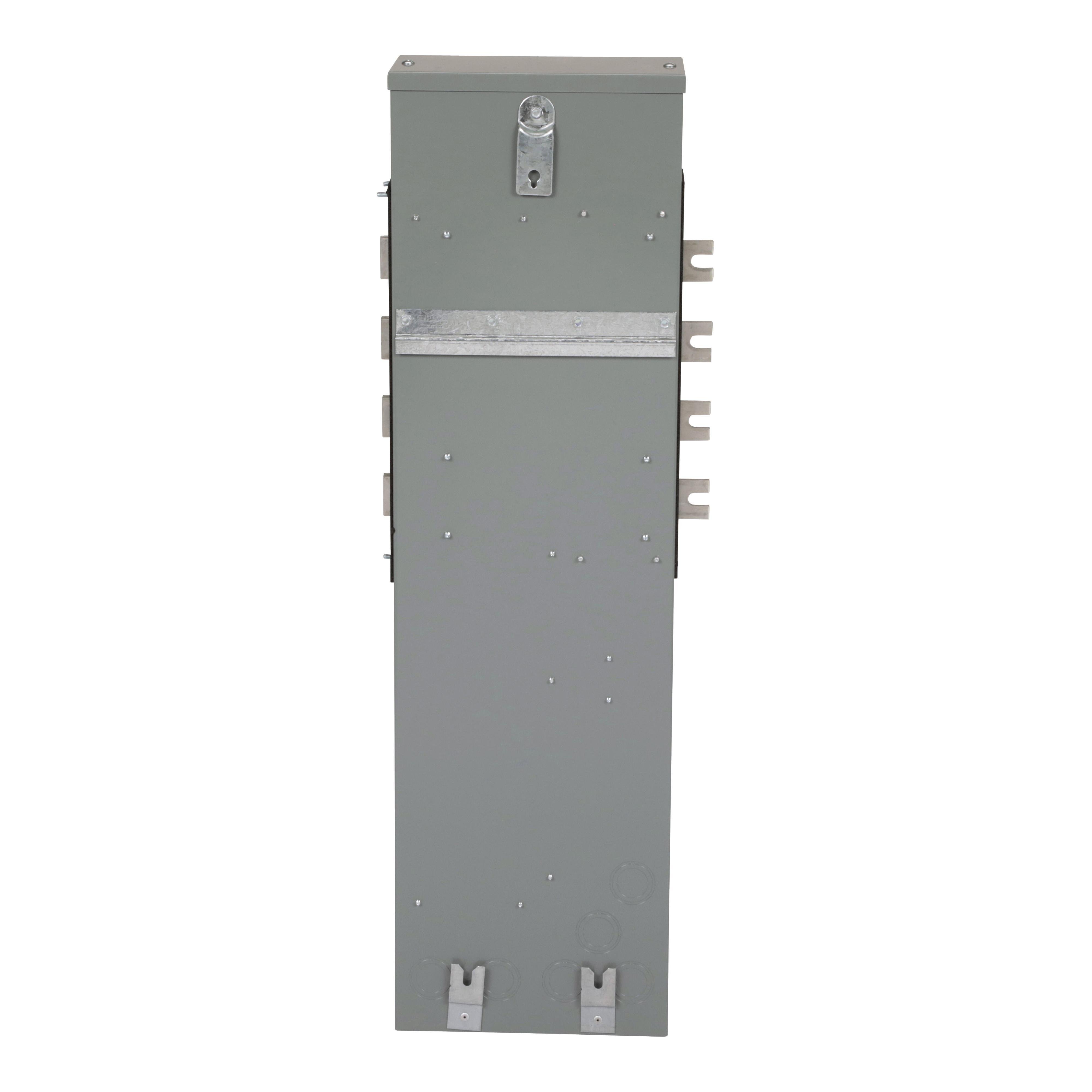 Picture of EZMR313125 - Branch unit, EZ Meter-Pak, 125A, 3 x 5 sockets, 208Y/120VAC, no bypass, ringless, 800A Al busbar