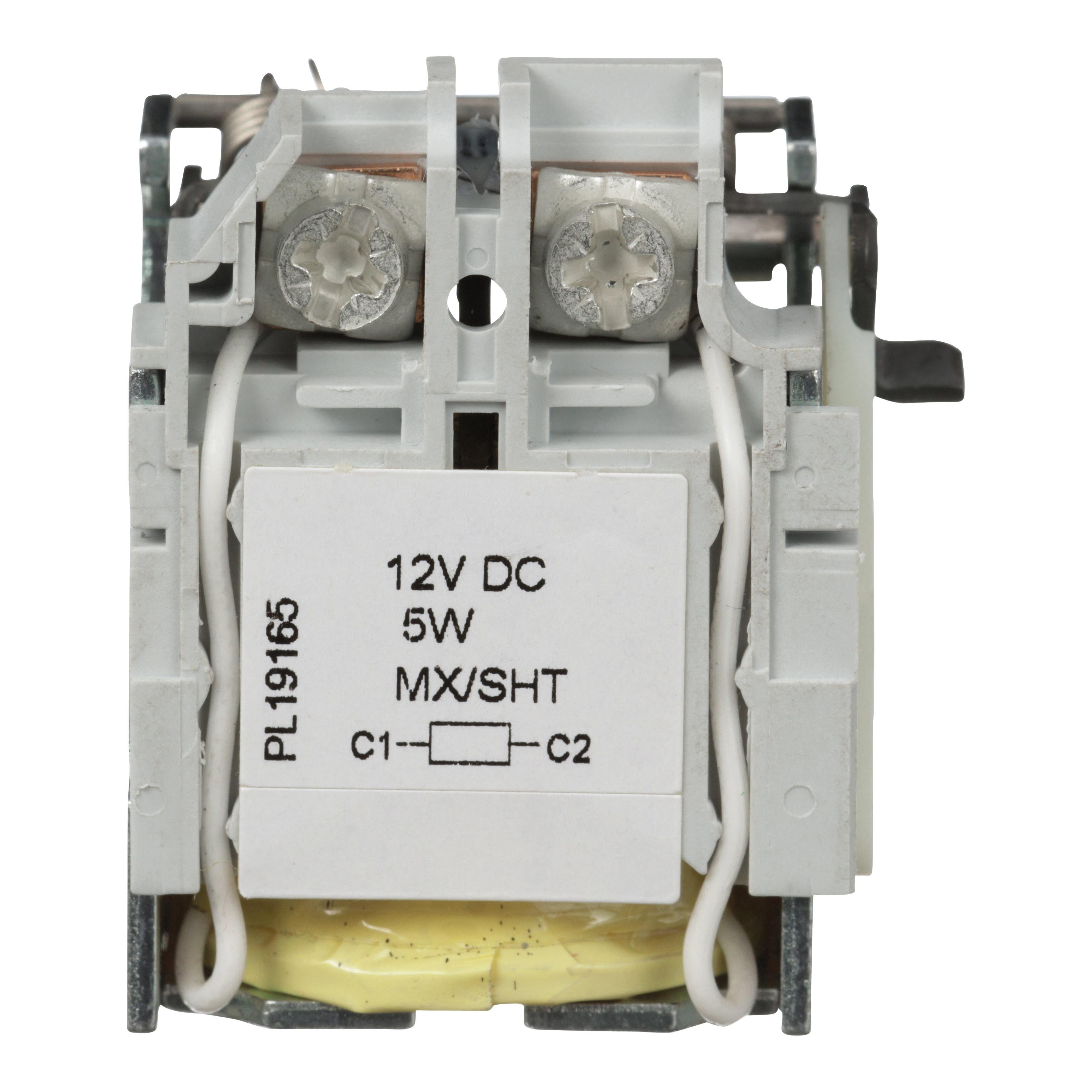 Picture of S29382 - Circuit breaker accessory, PowerPacT H/J/L, shunt trip, 12VDC