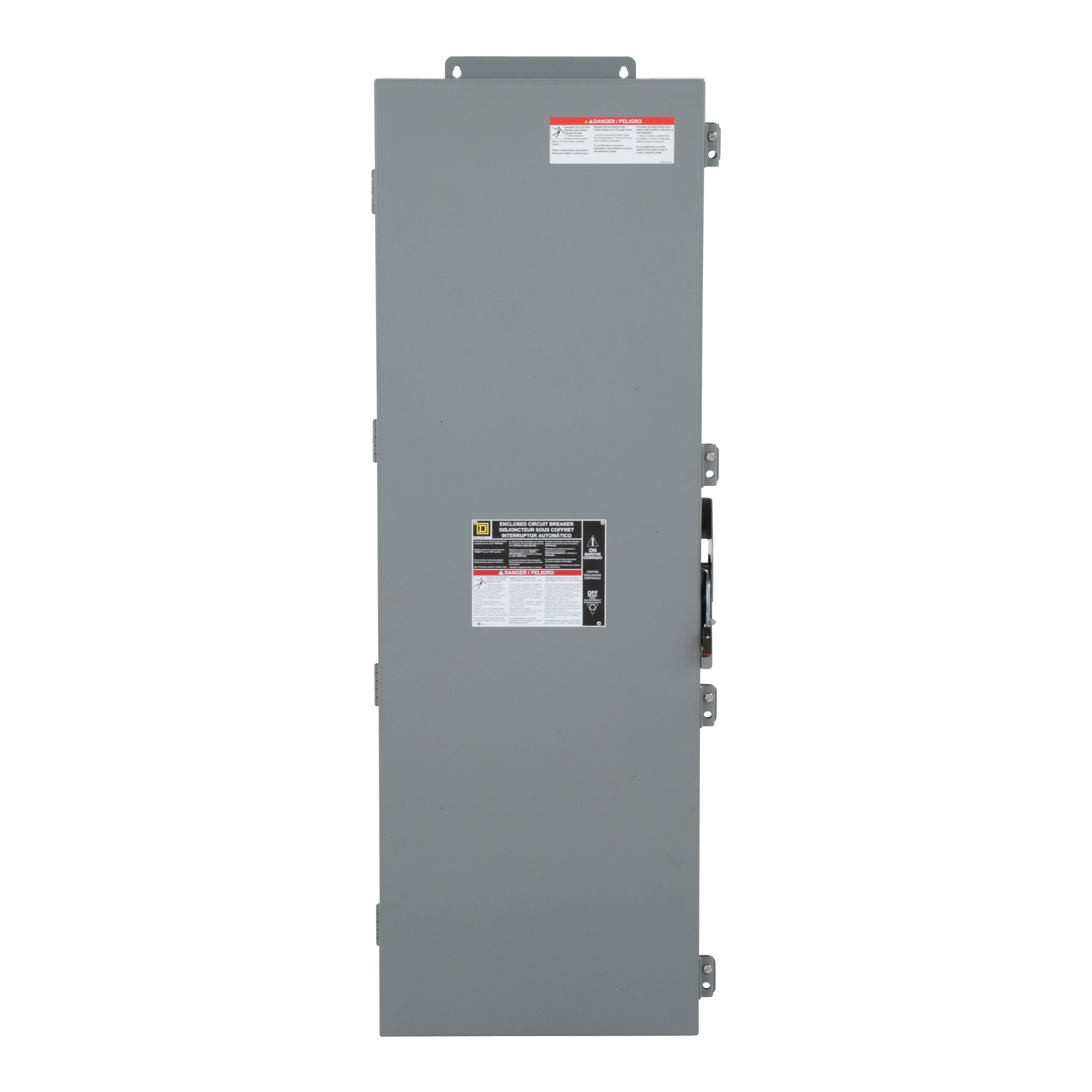 L600AWK - Circuit breaker enclosure, PowerPacT L, 250A to 600A, 3 pole, NEMA 12/3R, without knockouts